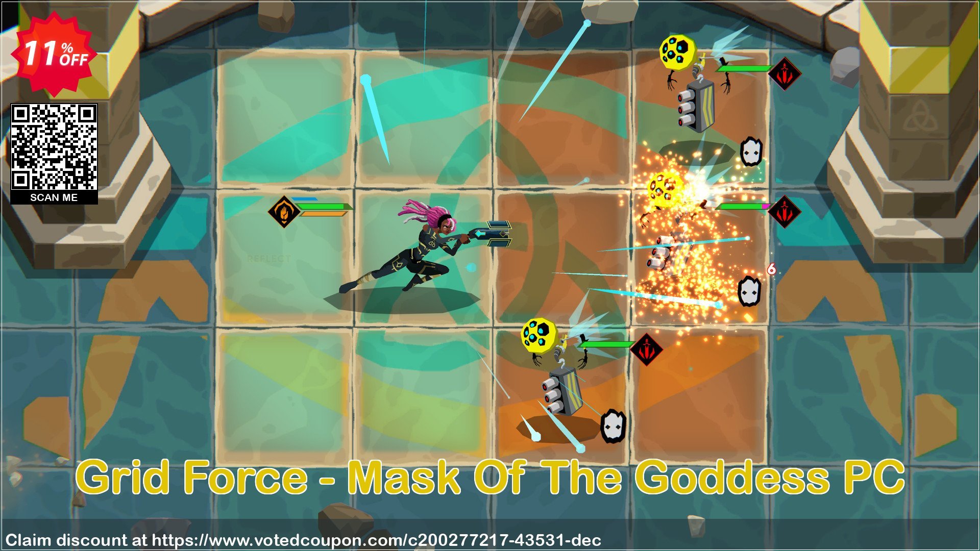 Grid Force - Mask Of The Goddess PC Coupon Code May 2024, 11% OFF - VotedCoupon
