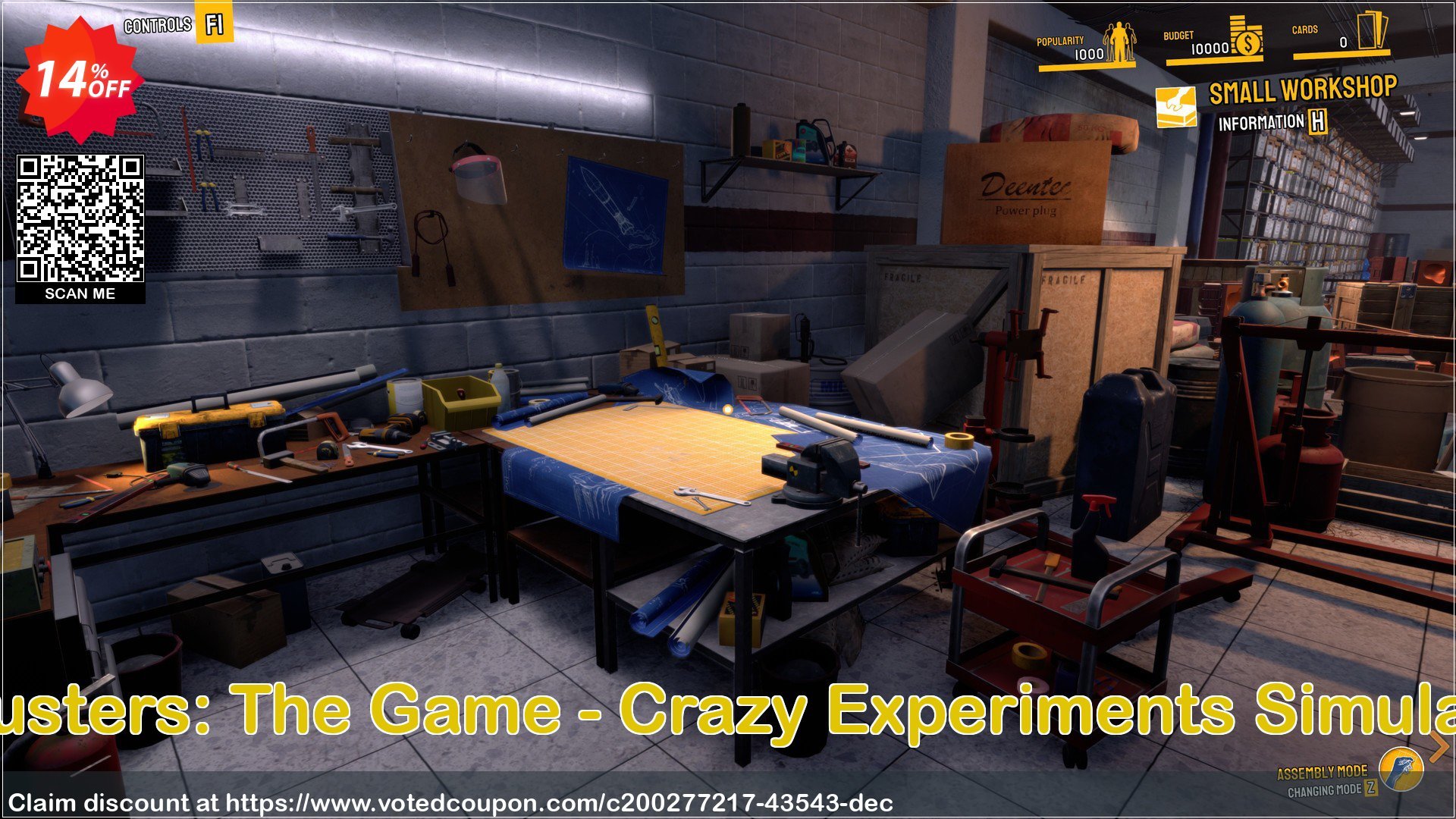 MythBusters: The Game - Crazy Experiments Simulator PC Coupon Code May 2024, 14% OFF - VotedCoupon