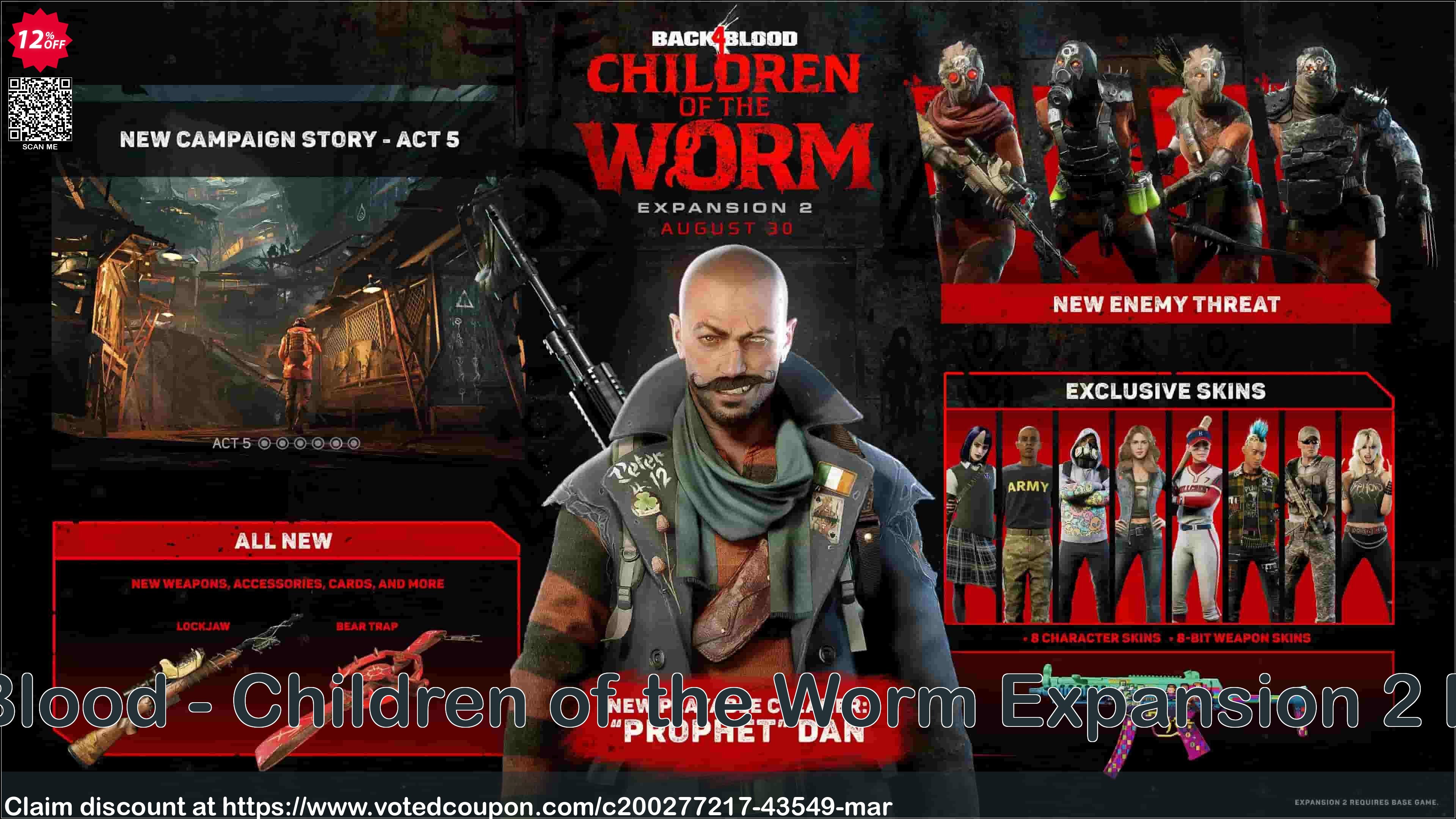 Back 4 Blood - Children of the Worm Expansion 2 PC - DLC Coupon, discount Back 4 Blood - Children of the Worm Expansion 2 PC - DLC Deal 2024 CDkeys. Promotion: Back 4 Blood - Children of the Worm Expansion 2 PC - DLC Exclusive Sale offer 