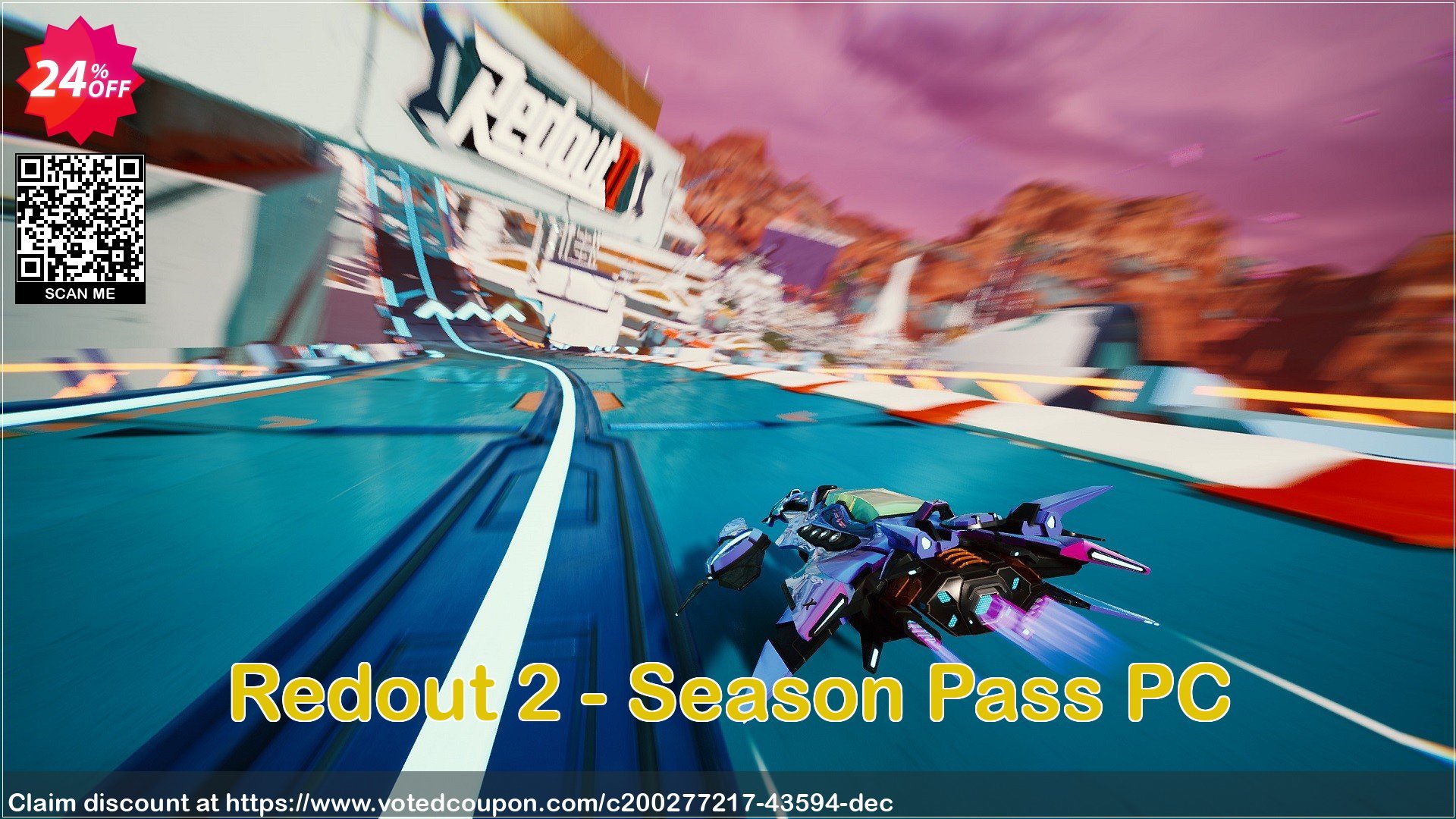 Redout 2 - Season Pass PC Coupon Code May 2024, 24% OFF - VotedCoupon