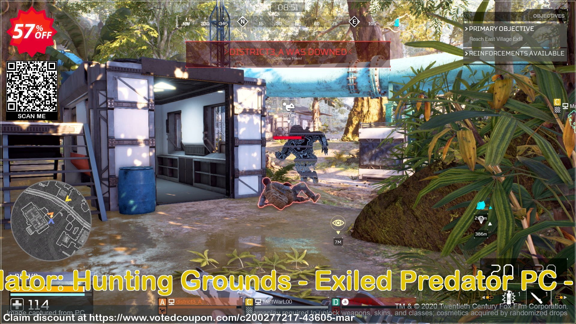 Predator: Hunting Grounds - Exiled Predator PC - DLC Coupon Code May 2024, 57% OFF - VotedCoupon