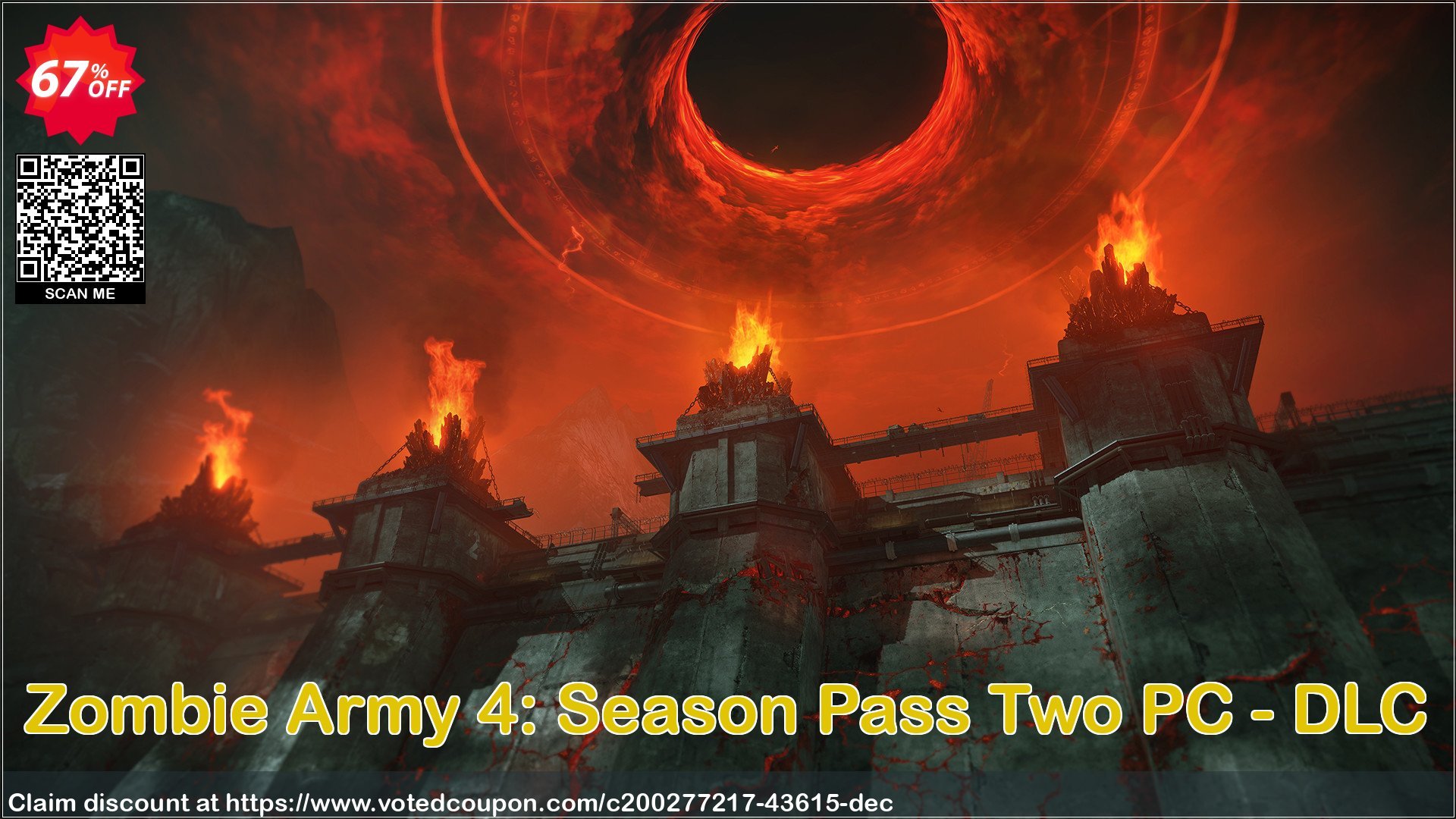 Zombie Army 4: Season Pass Two PC - DLC Coupon Code May 2024, 67% OFF - VotedCoupon