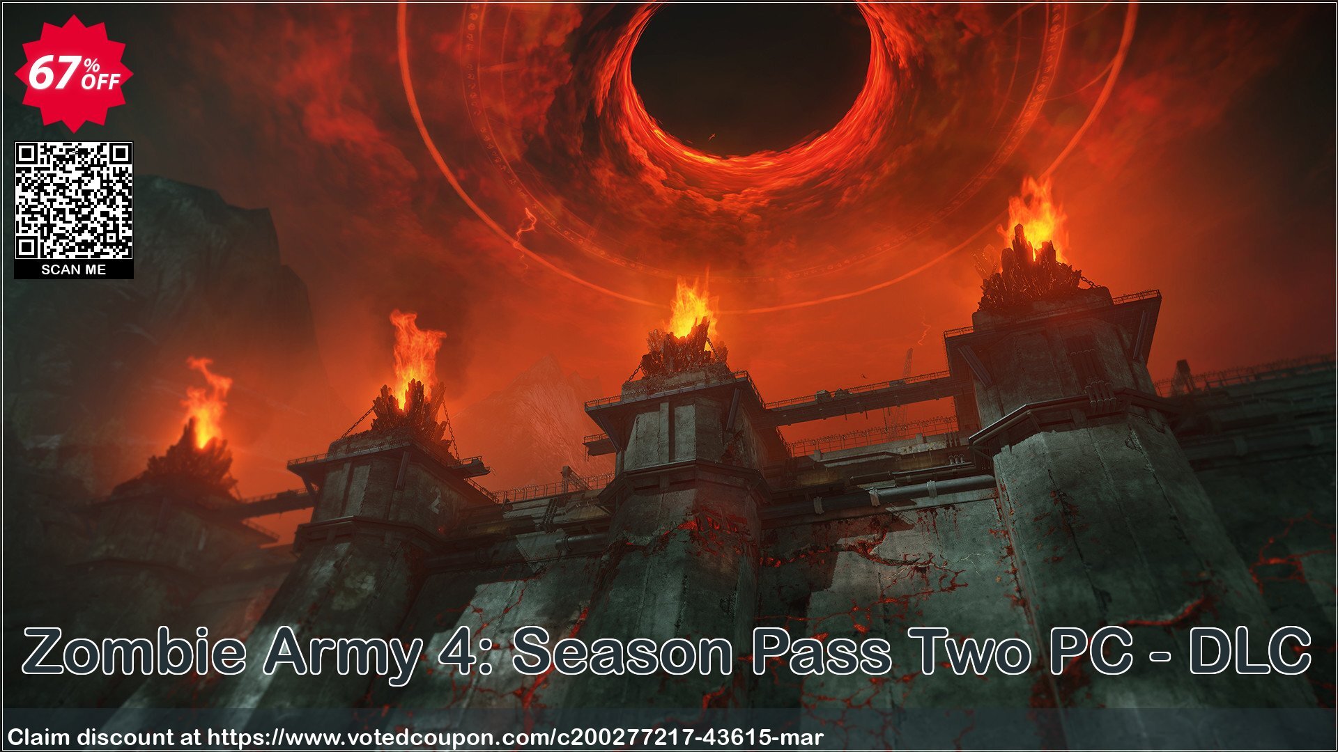 Zombie Army 4: Season Pass Two PC - DLC Coupon Code May 2024, 67% OFF - VotedCoupon