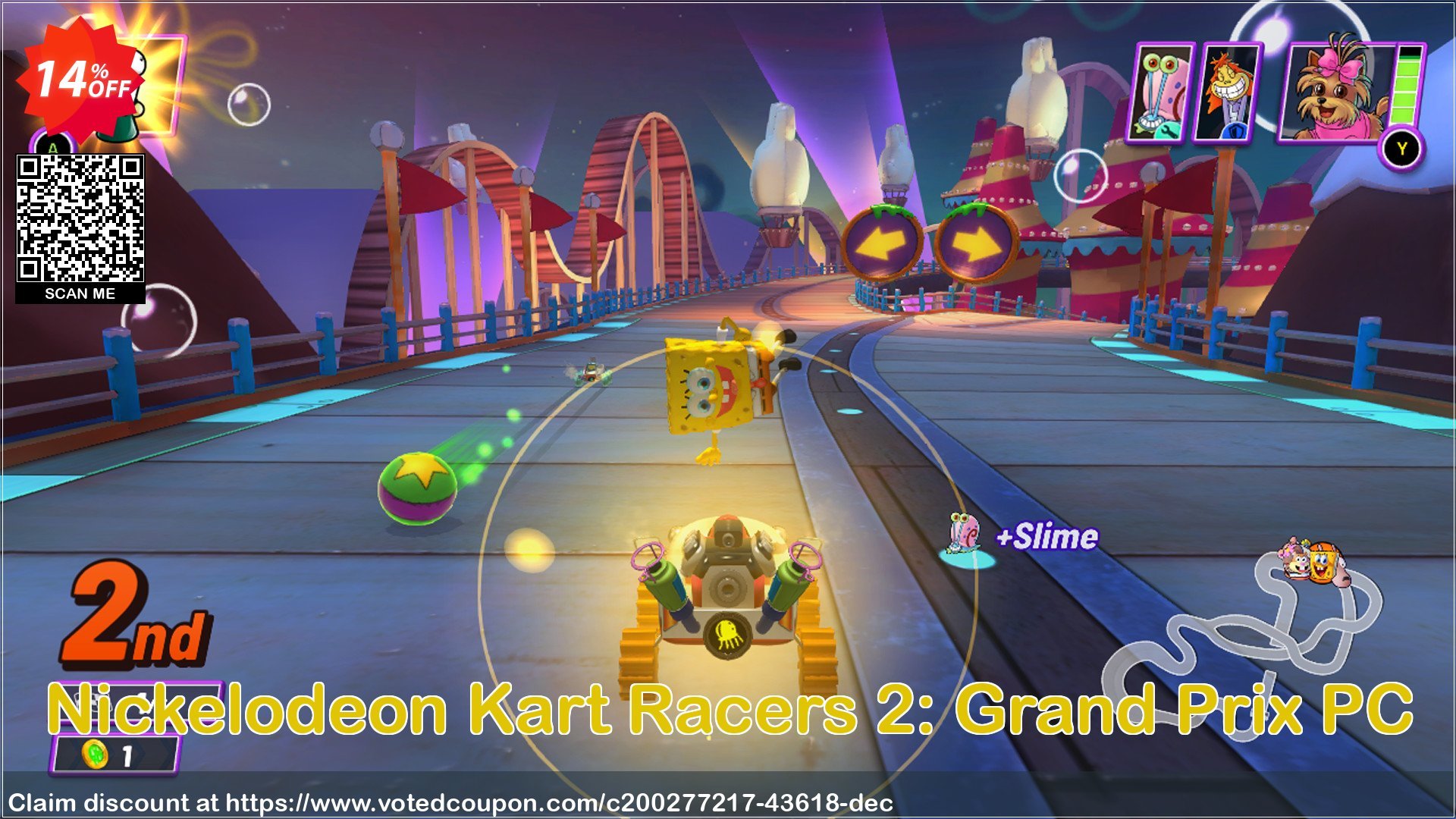 Nickelodeon Kart Racers 2: Grand Prix PC Coupon Code May 2024, 14% OFF - VotedCoupon