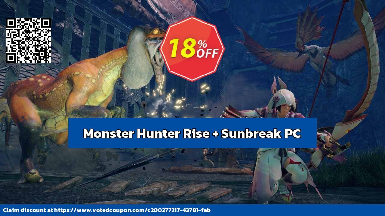 Monster Hunter Rise + Sunbreak PC Coupon, discount Monster Hunter Rise + Sunbreak PC Deal CDkeys. Promotion: Monster Hunter Rise + Sunbreak PC Exclusive Sale offer