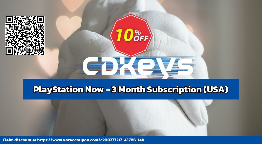 PS Now - 3 Month Subscription, USA  Coupon, discount PlayStation Now - 3 Month Subscription (USA) Deal CDkeys. Promotion: PlayStation Now - 3 Month Subscription (USA) Exclusive Sale offer