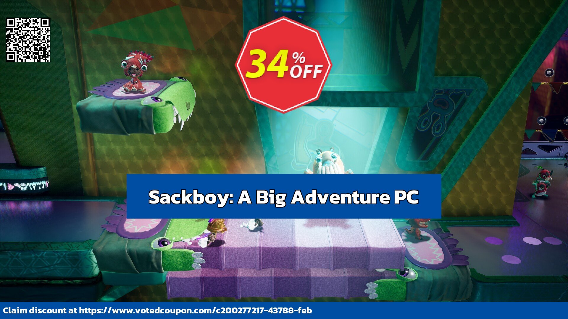 Sackboy: A Big Adventure PC Coupon, discount Sackboy: A Big Adventure PC Deal CDkeys. Promotion: Sackboy: A Big Adventure PC Exclusive Sale offer