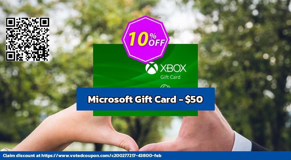Microsoft Gift Card - $50 Coupon, discount Microsoft Gift Card - $50 Deal CDkeys. Promotion: Microsoft Gift Card - $50 Exclusive Sale offer