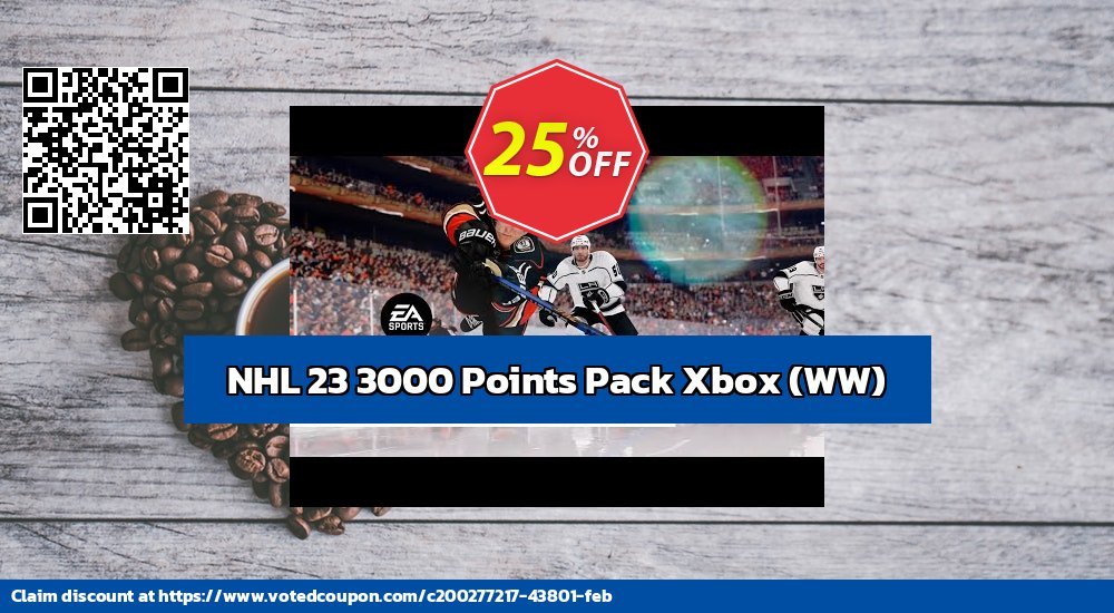 NHL 23 3000 Points Pack Xbox, WW  Coupon Code May 2024, 25% OFF - VotedCoupon
