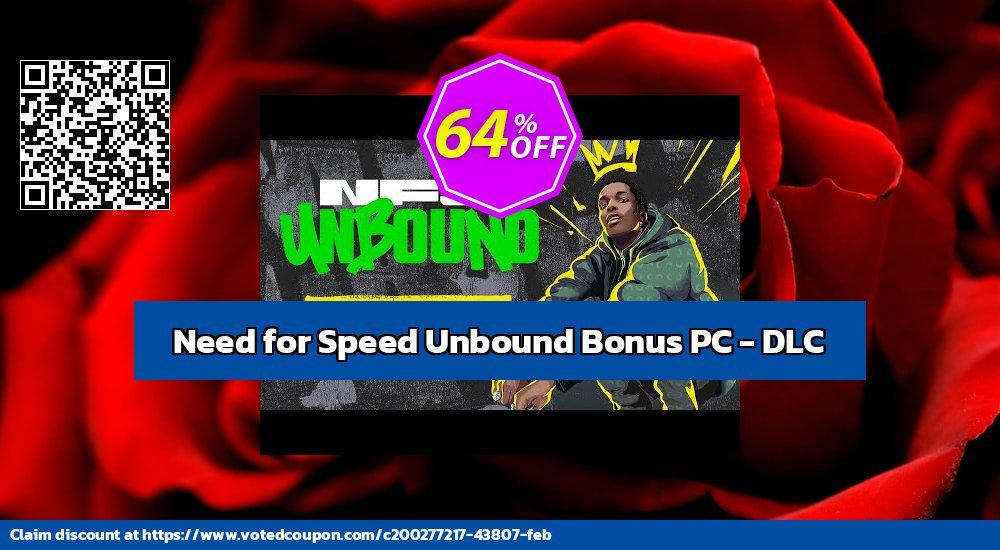 Need for Speed Unbound Bonus PC - DLC Coupon, discount Need for Speed Unbound Bonus PC - DLC Deal CDkeys. Promotion: Need for Speed Unbound Bonus PC - DLC Exclusive Sale offer