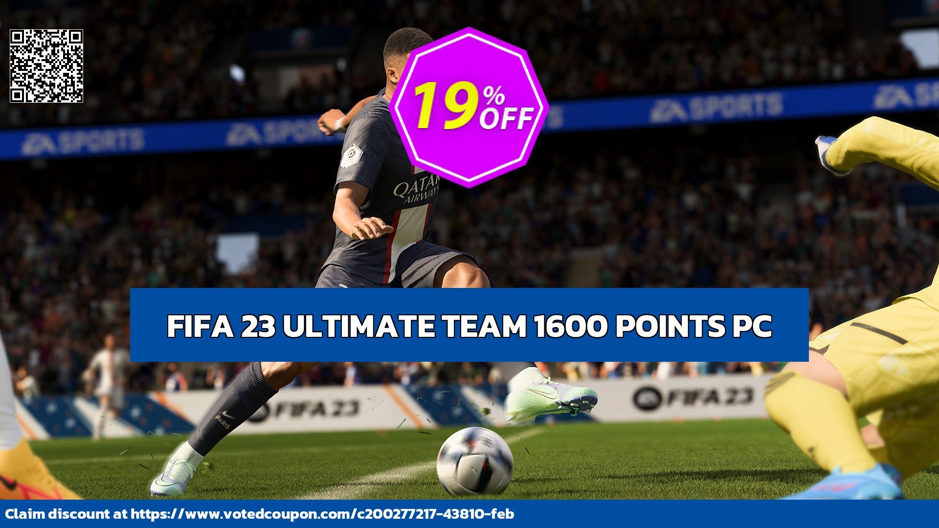 FIFA 23 ULTIMATE TEAM 1600 POINTS PC Coupon Code May 2024, 19% OFF - VotedCoupon