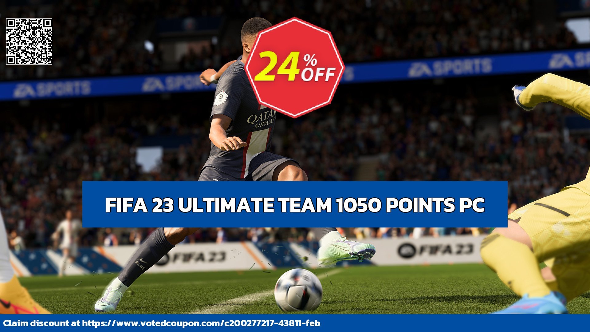 FIFA 23 ULTIMATE TEAM 1050 POINTS PC Coupon Code May 2024, 26% OFF - VotedCoupon