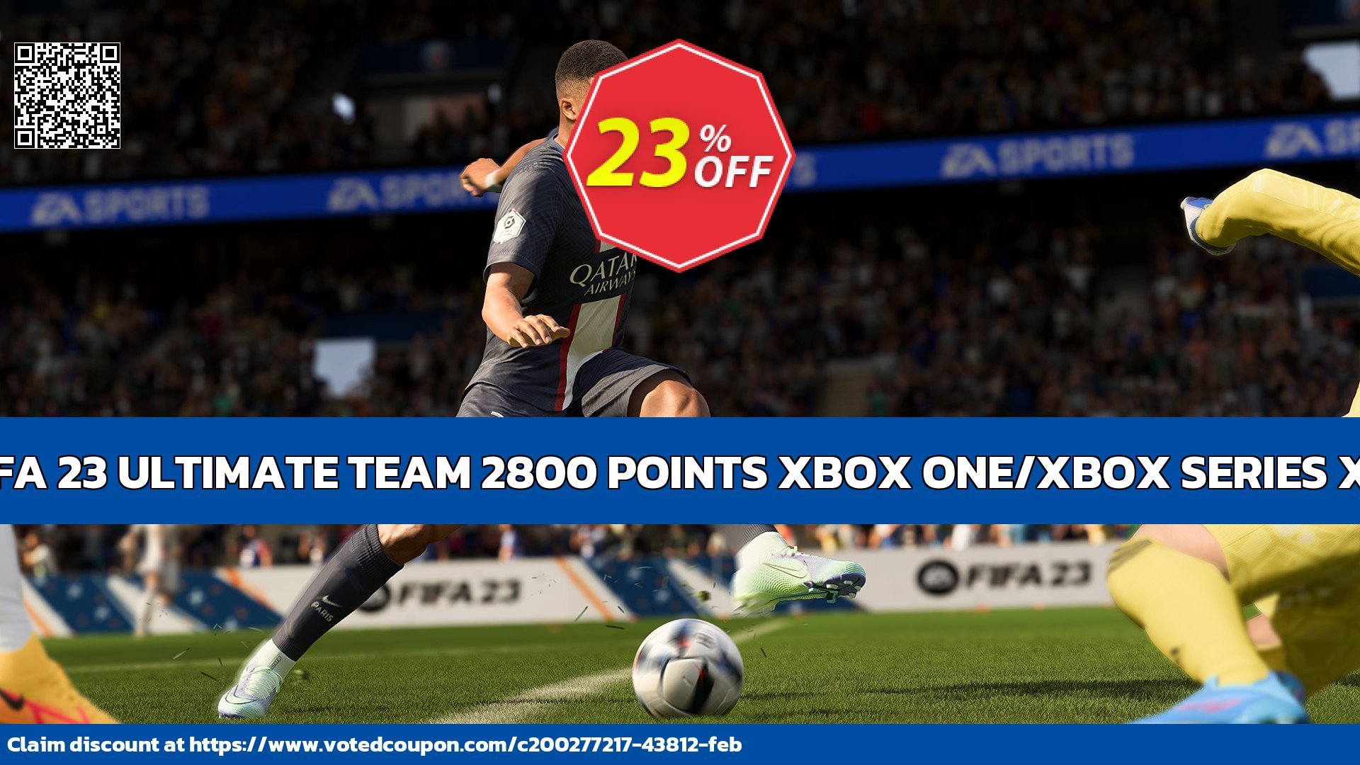FIFA 23 ULTIMATE TEAM 2800 POINTS XBOX ONE/XBOX SERIES X|S Coupon, discount FIFA 23 ULTIMATE TEAM 2800 POINTS XBOX ONE/XBOX SERIES X|S Deal CDkeys. Promotion: FIFA 23 ULTIMATE TEAM 2800 POINTS XBOX ONE/XBOX SERIES X|S Exclusive Sale offer