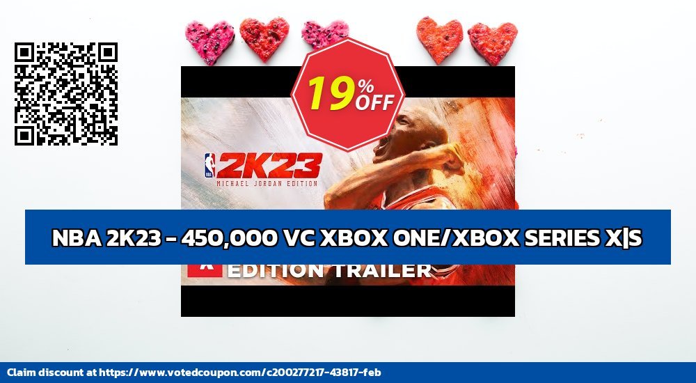 NBA 2K23 - 450,000 VC XBOX ONE/XBOX SERIES X|S Coupon Code May 2024, 19% OFF - VotedCoupon