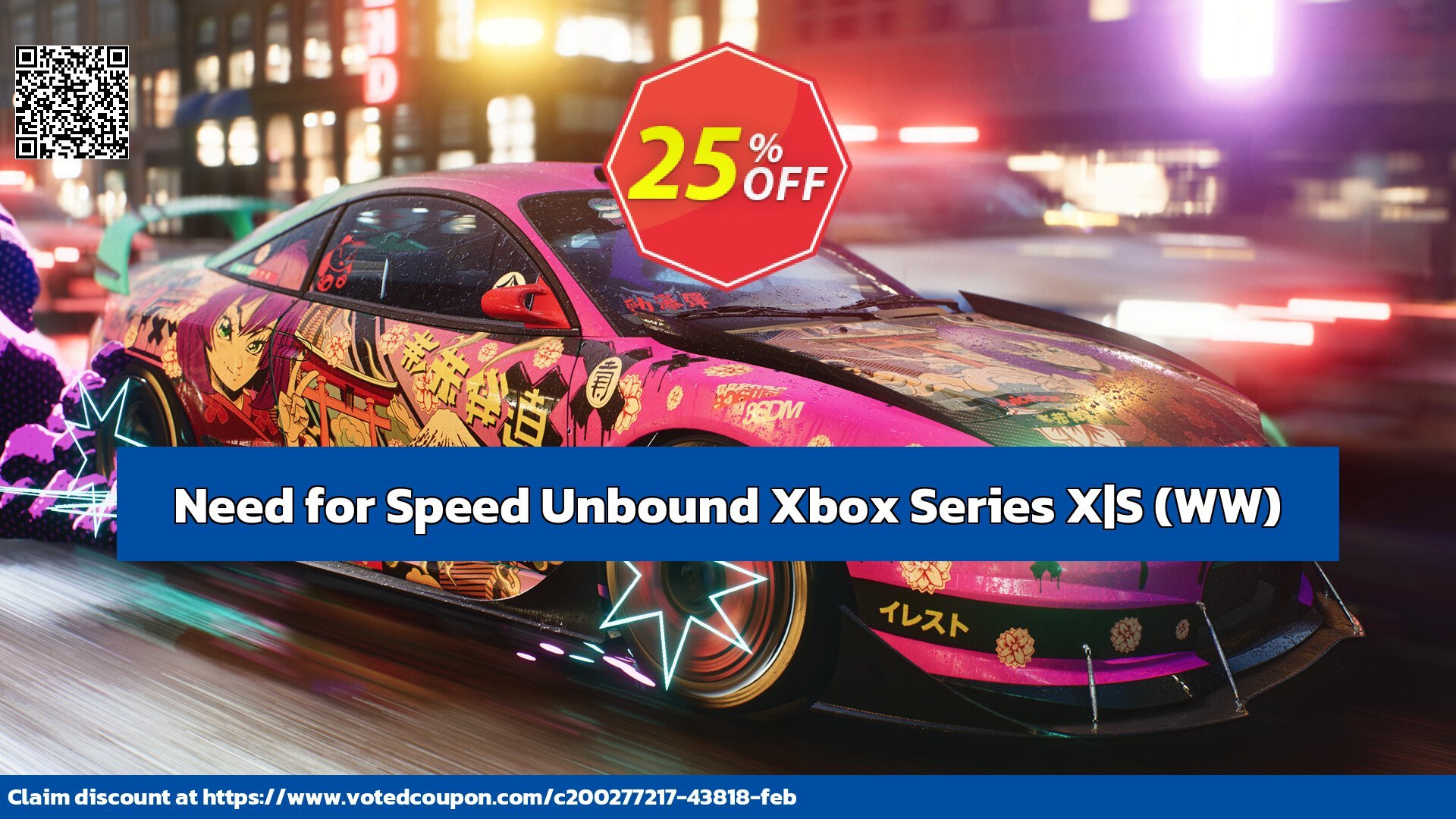 Need for Speed Unbound Xbox Series X|S, WW  Coupon, discount Need for Speed Unbound Xbox Series X|S (WW) Deal CDkeys. Promotion: Need for Speed Unbound Xbox Series X|S (WW) Exclusive Sale offer