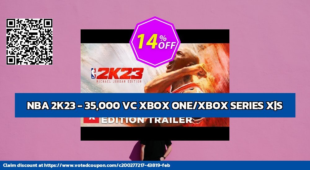 NBA 2K23 - 35,000 VC XBOX ONE/XBOX SERIES X|S Coupon Code May 2024, 18% OFF - VotedCoupon