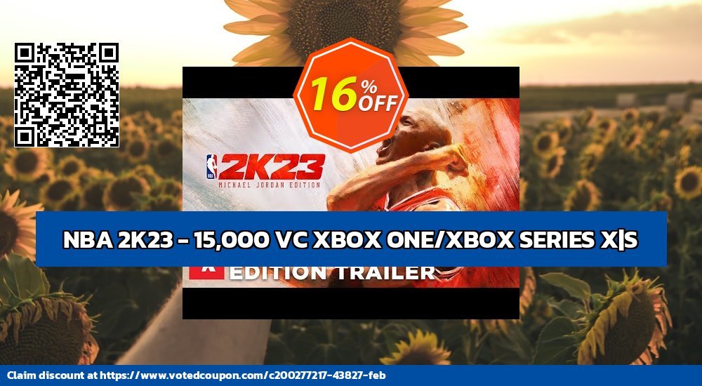 NBA 2K23 - 15,000 VC XBOX ONE/XBOX SERIES X|S Coupon Code May 2024, 24% OFF - VotedCoupon