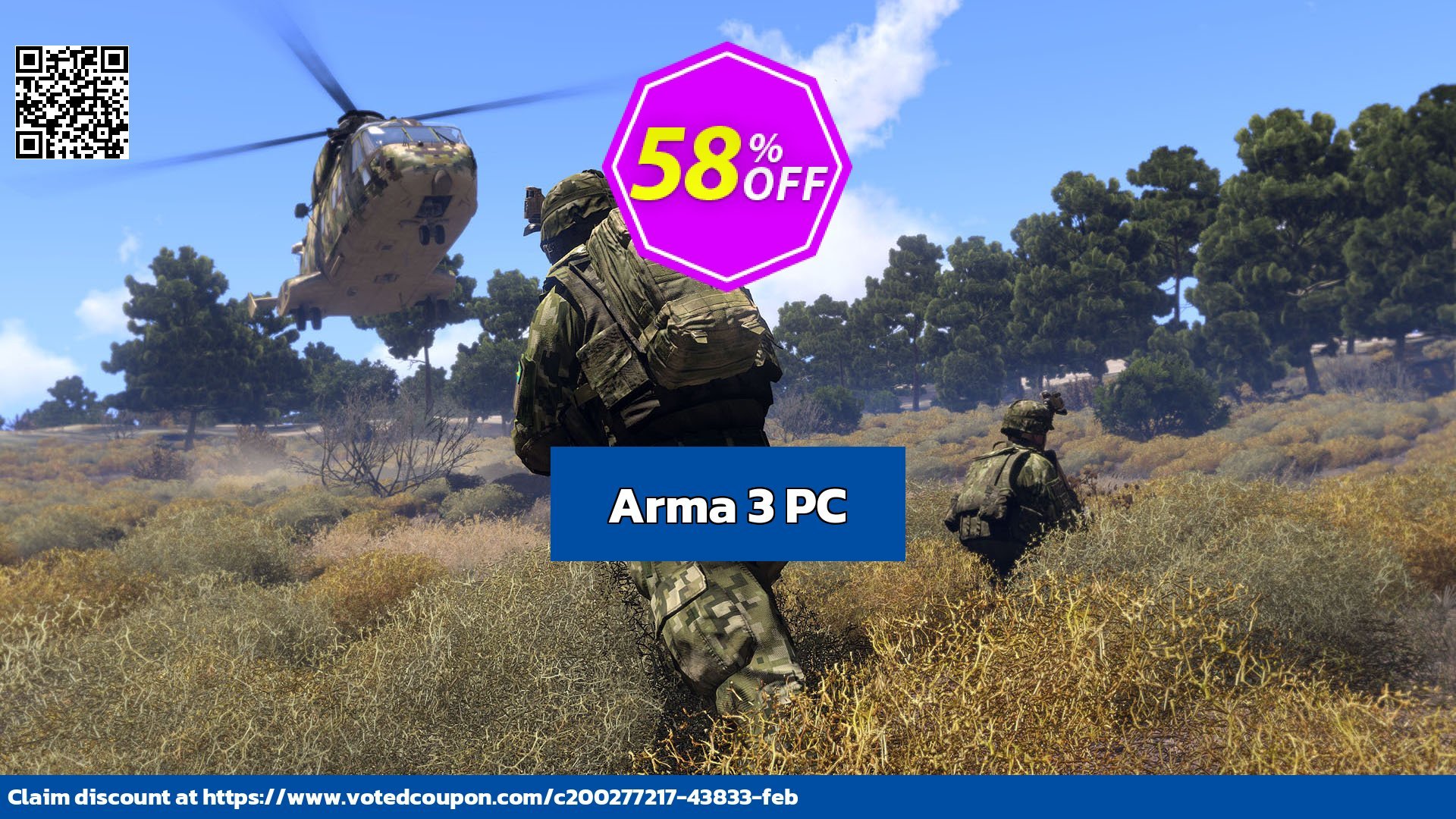 Arma 3 PC Coupon, discount Arma 3 PC Deal CDkeys. Promotion: Arma 3 PC Exclusive Sale offer