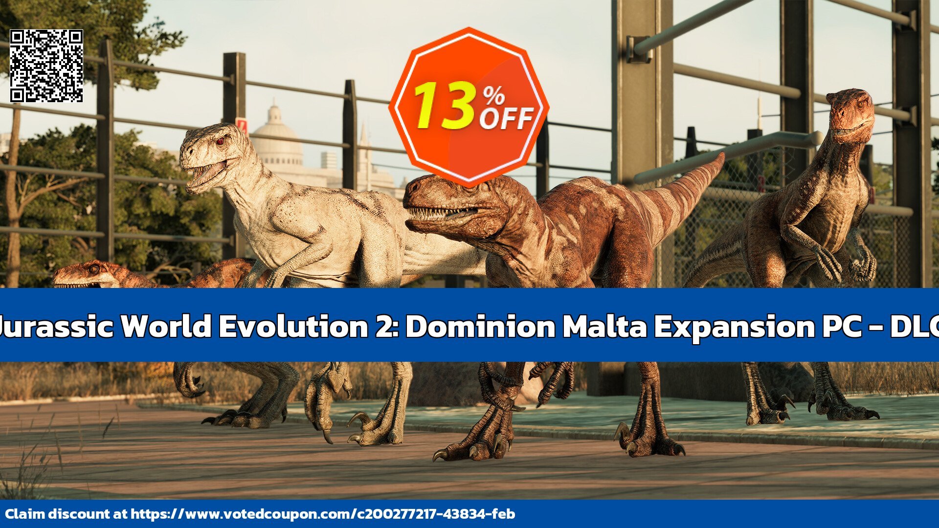 Jurassic World Evolution 2: Dominion Malta Expansion PC - DLC Coupon, discount Jurassic World Evolution 2: Dominion Malta Expansion PC - DLC Deal CDkeys. Promotion: Jurassic World Evolution 2: Dominion Malta Expansion PC - DLC Exclusive Sale offer