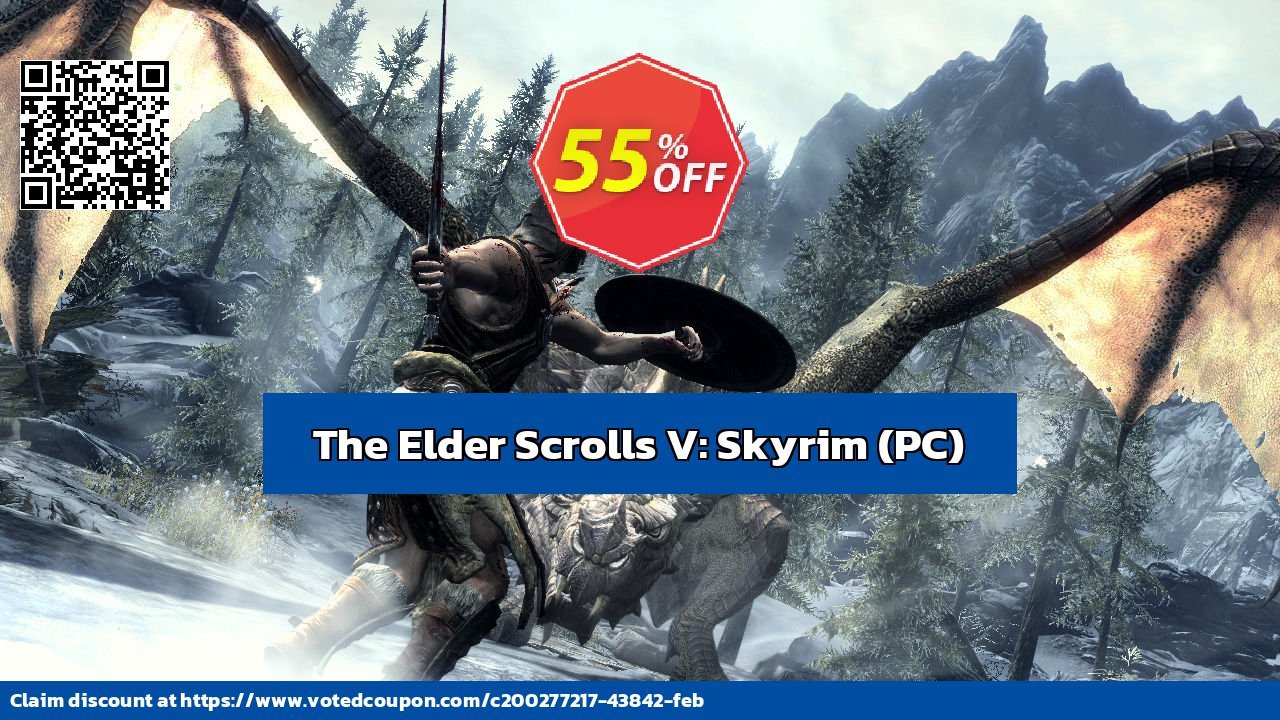 The Elder Scrolls V: Skyrim, PC  Coupon, discount The Elder Scrolls V: Skyrim (PC) Deal CDkeys. Promotion: The Elder Scrolls V: Skyrim (PC) Exclusive Sale offer