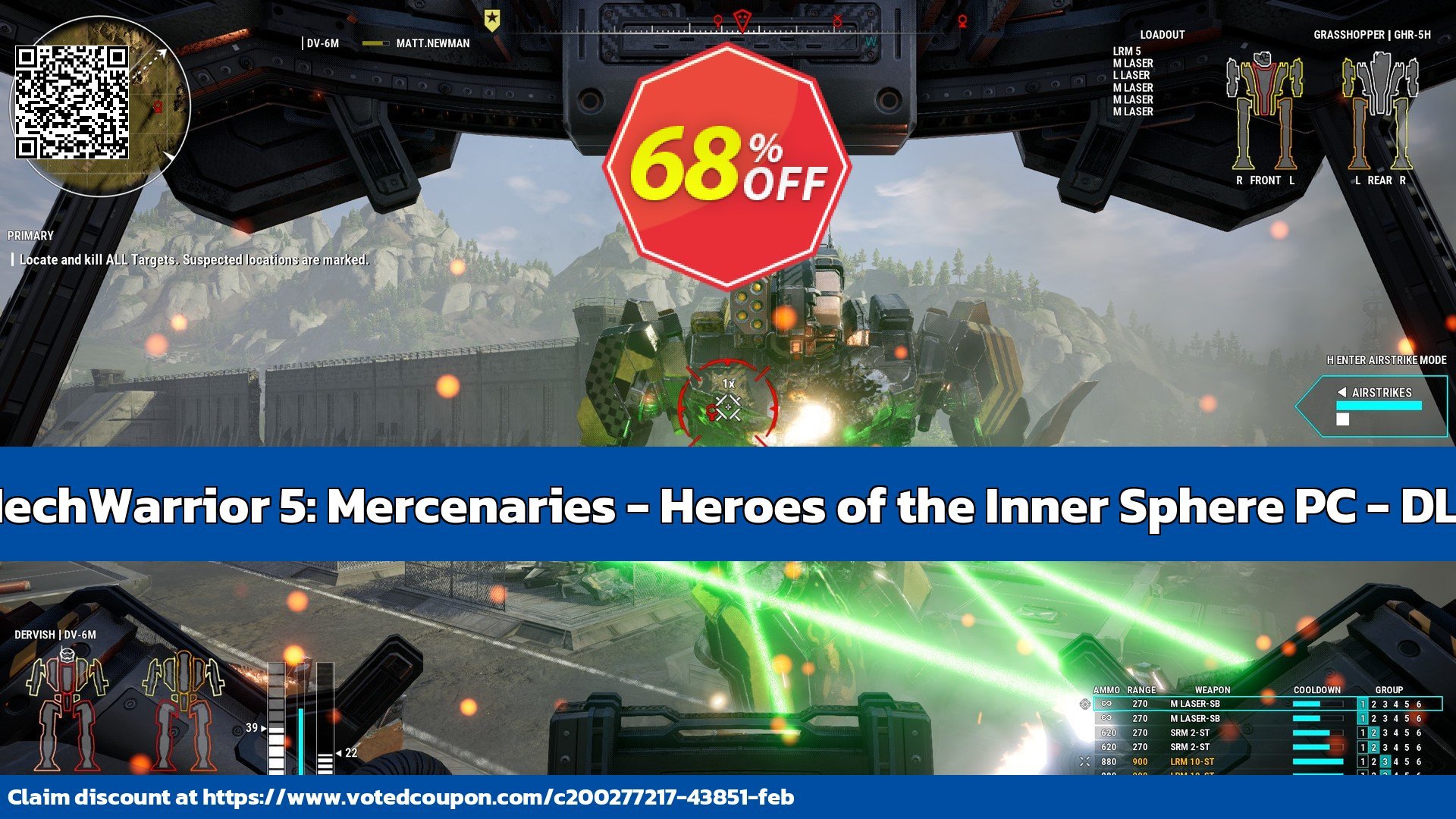 MechWarrior 5: Mercenaries - Heroes of the Inner Sphere PC - DLC Coupon, discount MechWarrior 5: Mercenaries - Heroes of the Inner Sphere PC - DLC Deal CDkeys. Promotion: MechWarrior 5: Mercenaries - Heroes of the Inner Sphere PC - DLC Exclusive Sale offer