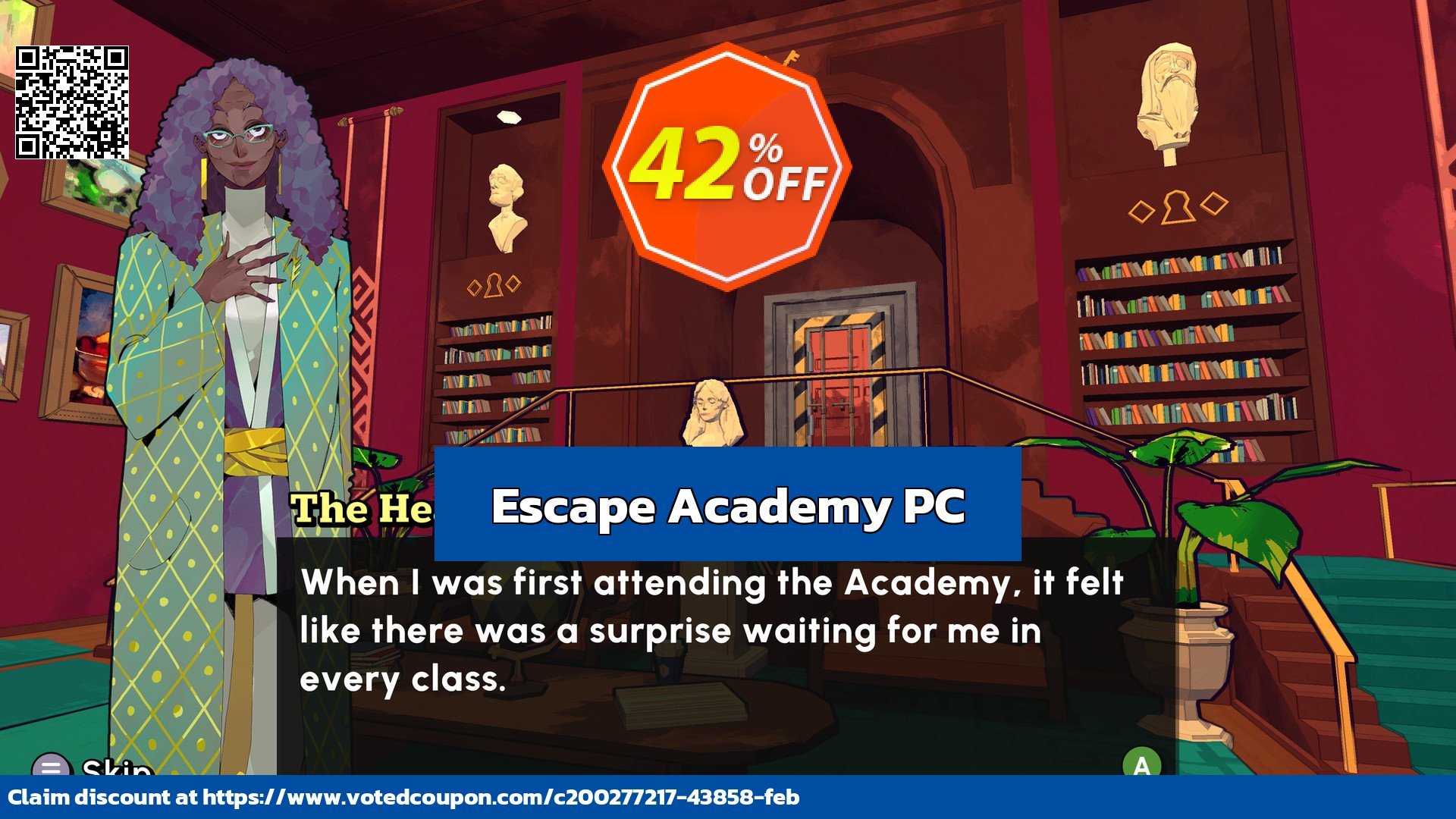 Escape Academy PC Coupon, discount Escape Academy PC Deal CDkeys. Promotion: Escape Academy PC Exclusive Sale offer
