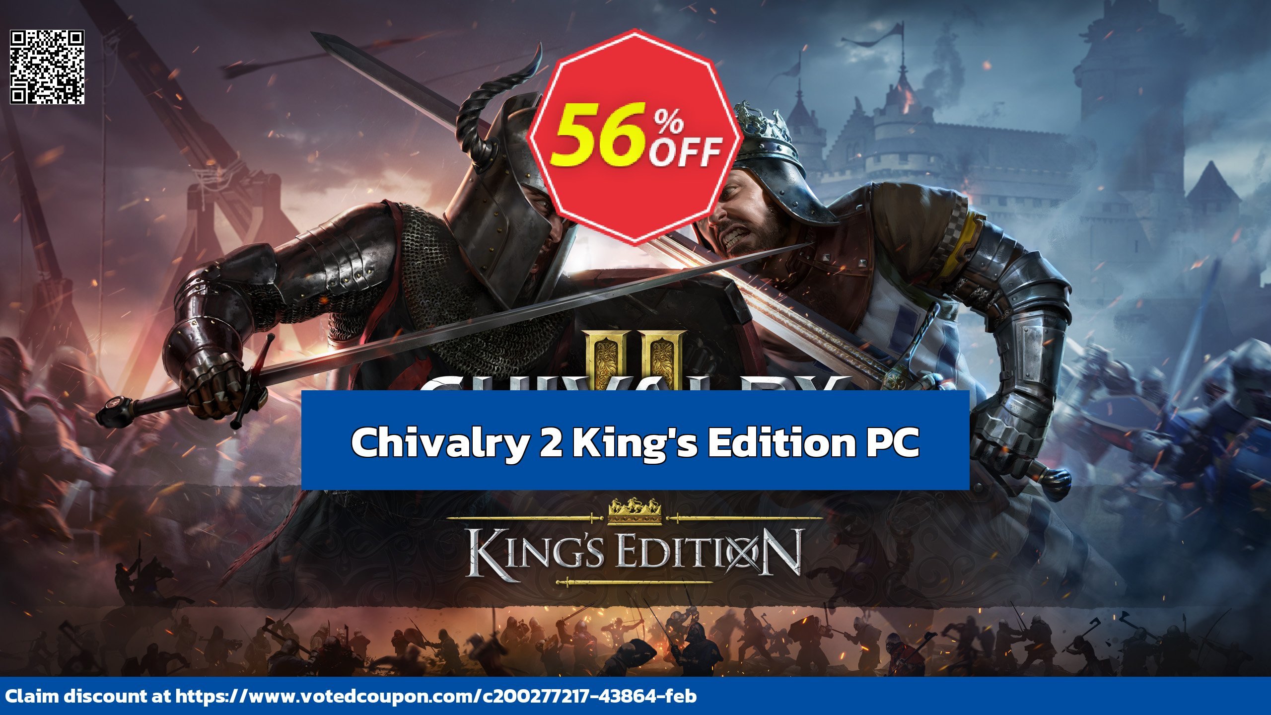 Chivalry 2 King&#039;s Edition PC Coupon, discount Chivalry 2 King's Edition PC Deal CDkeys. Promotion: Chivalry 2 King's Edition PC Exclusive Sale offer