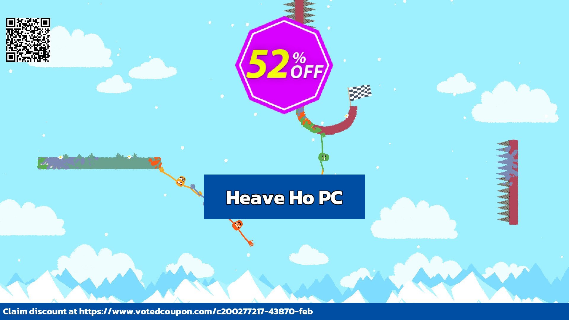 Heave Ho PC Coupon, discount Heave Ho PC Deal CDkeys. Promotion: Heave Ho PC Exclusive Sale offer