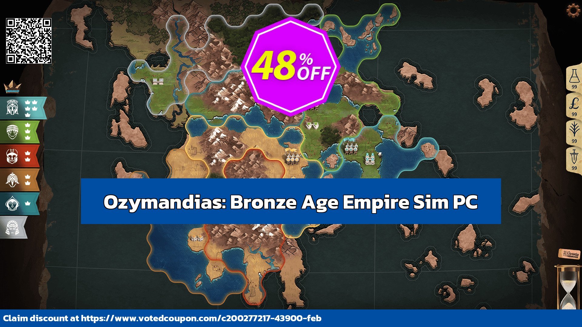 Ozymandias: Bronze Age Empire Sim PC Coupon Code May 2024, 52% OFF - VotedCoupon