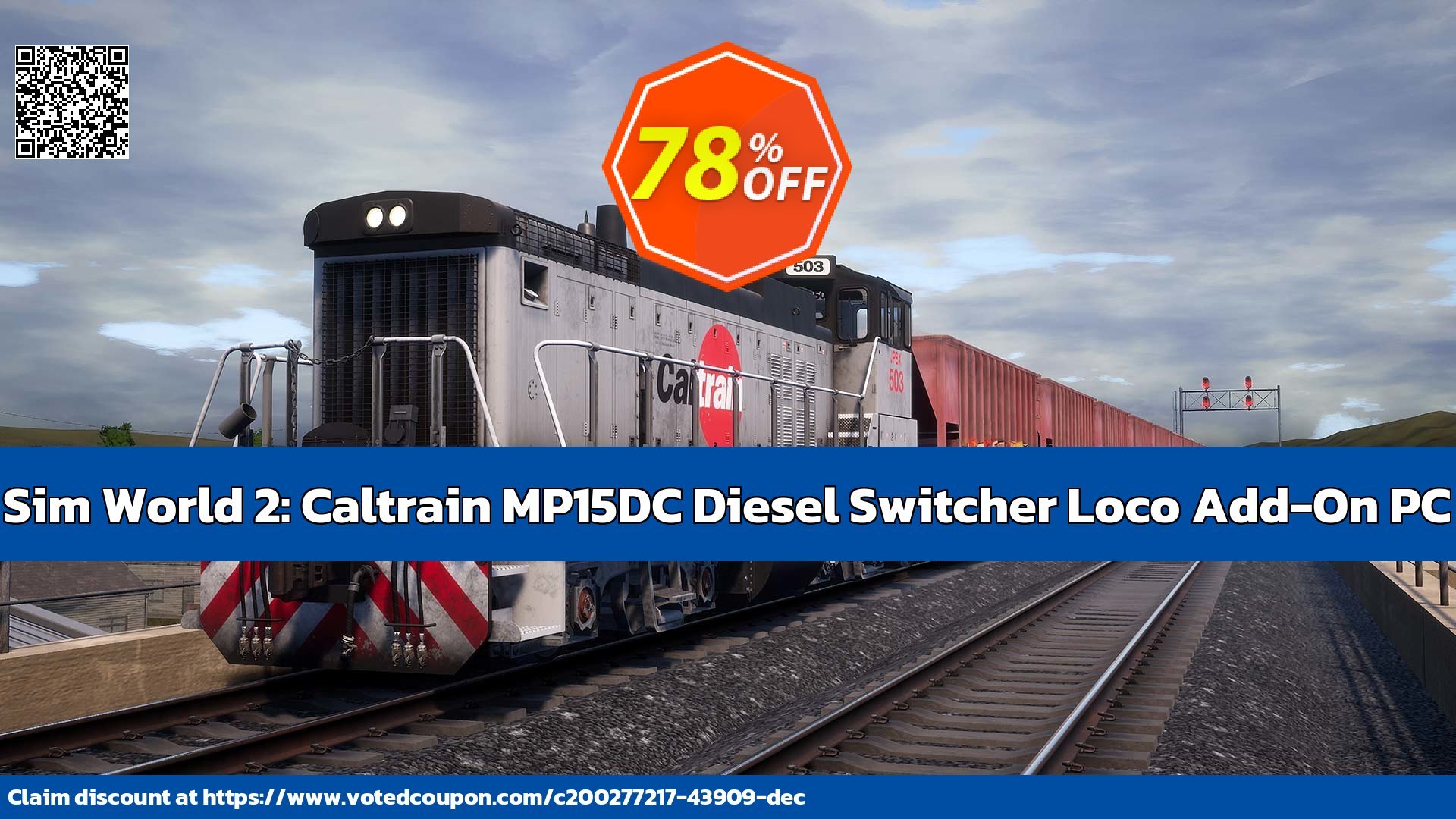 Train Sim World 2: Caltrain MP15DC Diesel Switcher Loco Add-On PC - DLC Coupon, discount Train Sim World 2: Caltrain MP15DC Diesel Switcher Loco Add-On PC - DLC Deal CDkeys. Promotion: Train Sim World 2: Caltrain MP15DC Diesel Switcher Loco Add-On PC - DLC Exclusive Sale offer