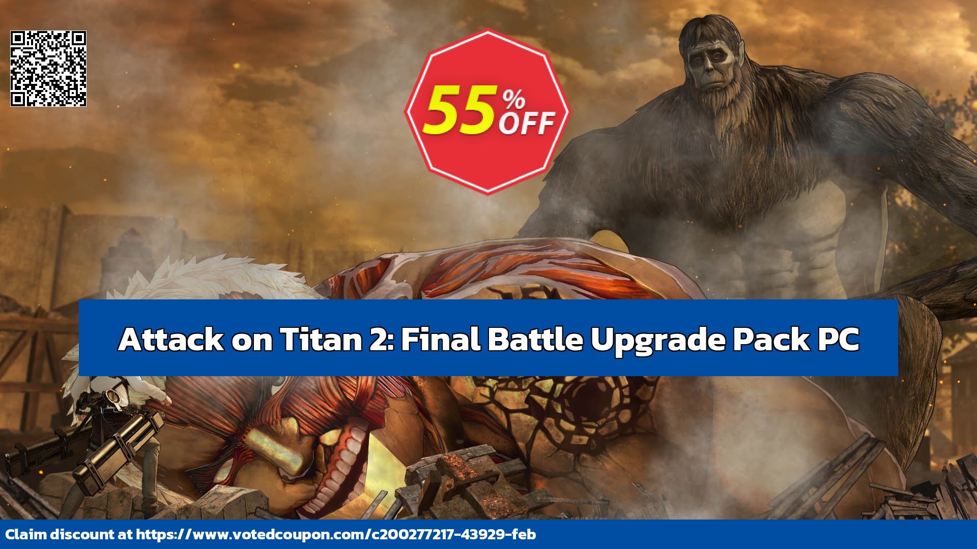 Attack on Titan 2: Final Battle Upgrade Pack PC Coupon, discount Attack on Titan 2: Final Battle Upgrade Pack PC Deal CDkeys. Promotion: Attack on Titan 2: Final Battle Upgrade Pack PC Exclusive Sale offer