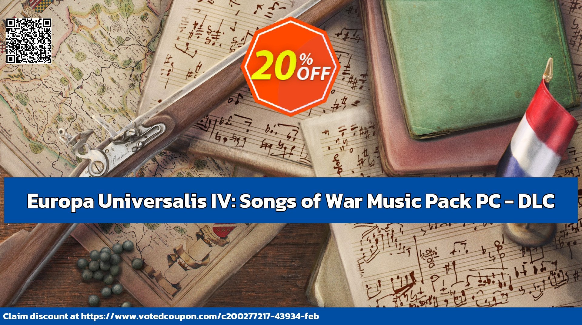 Europa Universalis IV: Songs of War Music Pack PC - DLC Coupon Code May 2024, 28% OFF - VotedCoupon