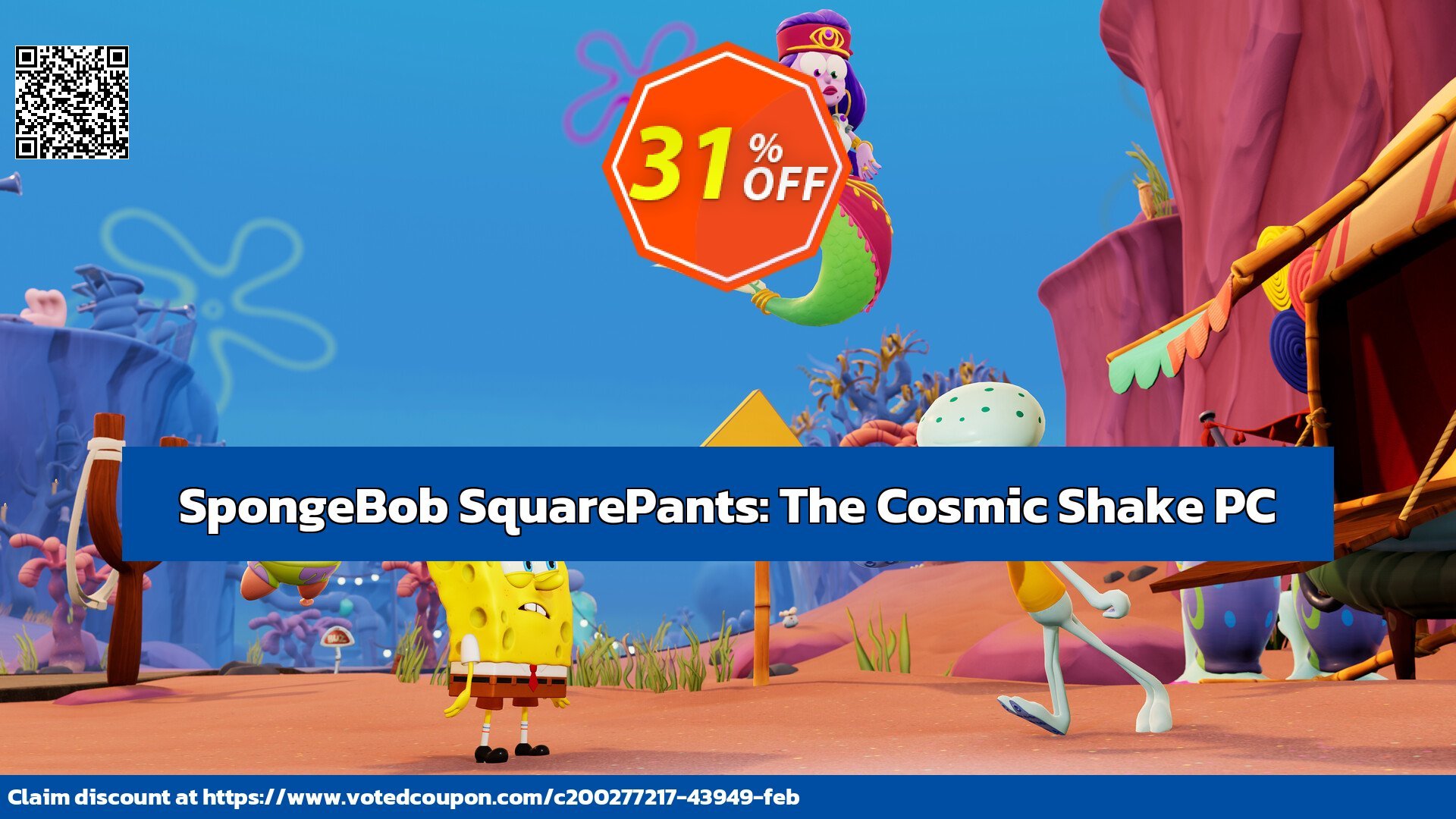 SpongeBob SquarePants: The Cosmic Shake PC Coupon Code May 2024, 32% OFF - VotedCoupon