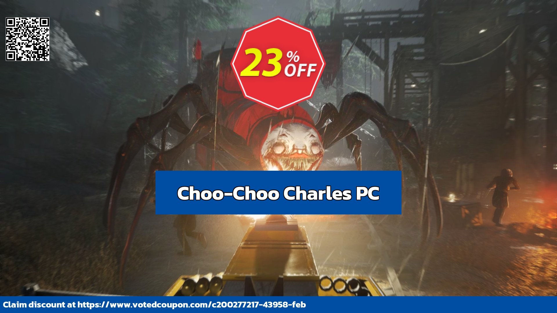 Choo-Choo Charles PC Coupon, discount Choo-Choo Charles PC Deal CDkeys. Promotion: Choo-Choo Charles PC Exclusive Sale offer