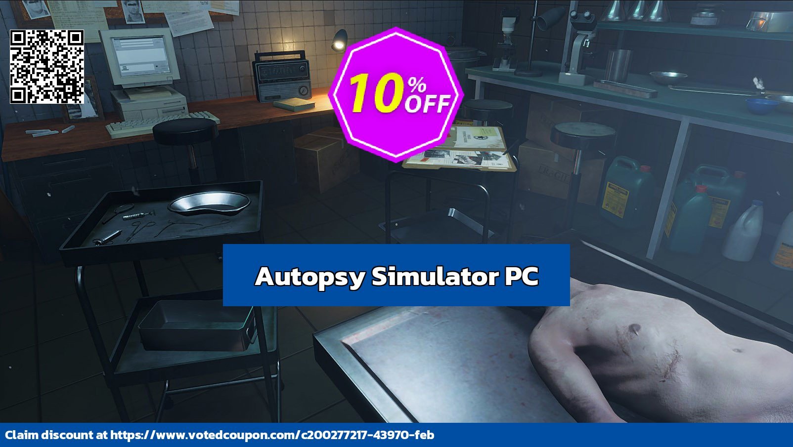 Autopsy Simulator PC Coupon Code May 2024, 12% OFF - VotedCoupon