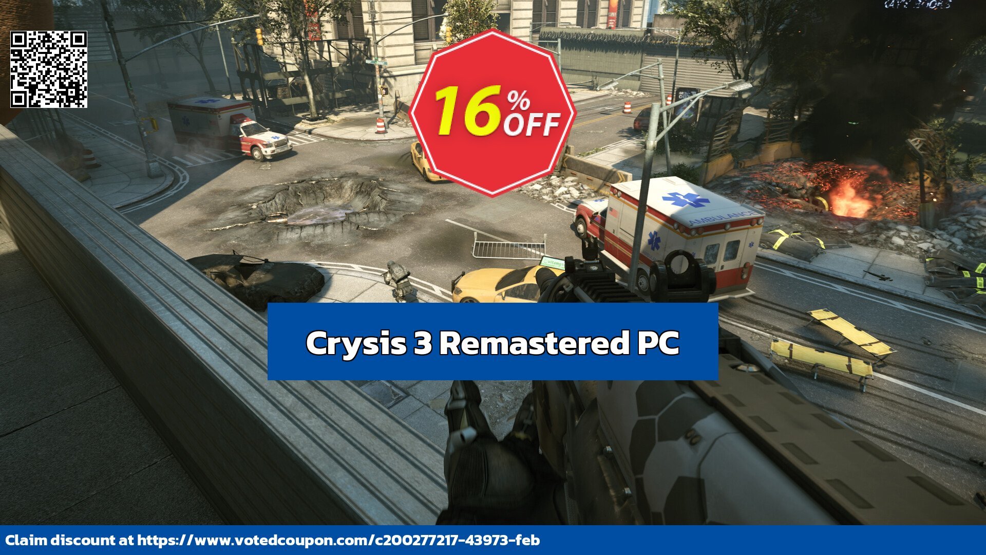 Crysis 3 Remastered PC Coupon Code May 2024, 19% OFF - VotedCoupon