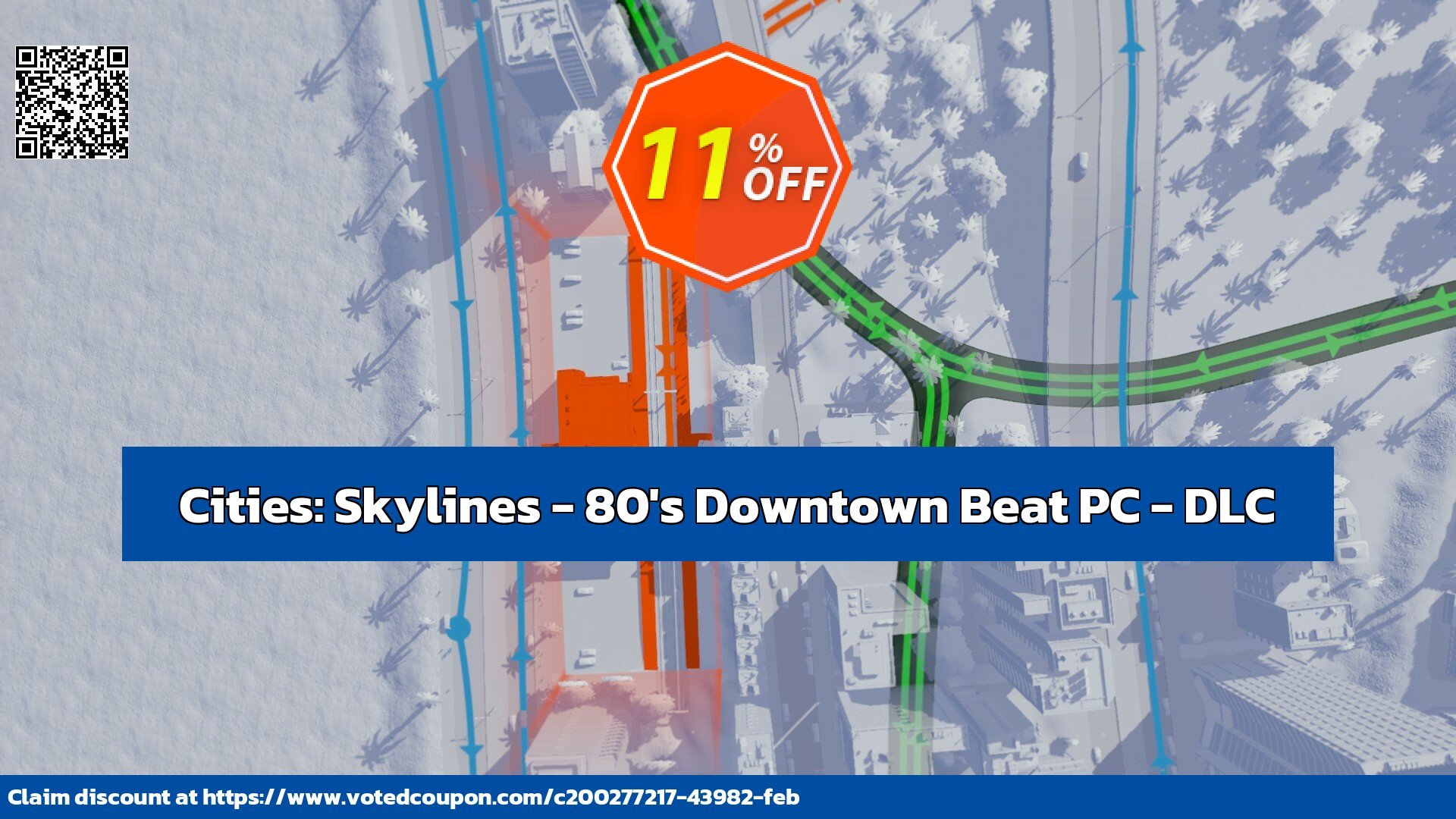 Cities: Skylines - 80's Downtown Beat PC - DLC Coupon Code May 2024, 16% OFF - VotedCoupon