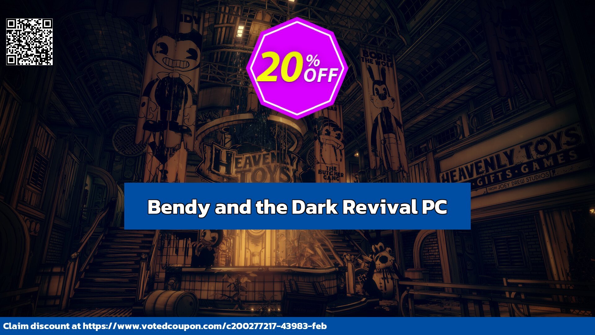 Bendy and the Dark Revival PC Coupon, discount Bendy and the Dark Revival PC Deal CDkeys. Promotion: Bendy and the Dark Revival PC Exclusive Sale offer