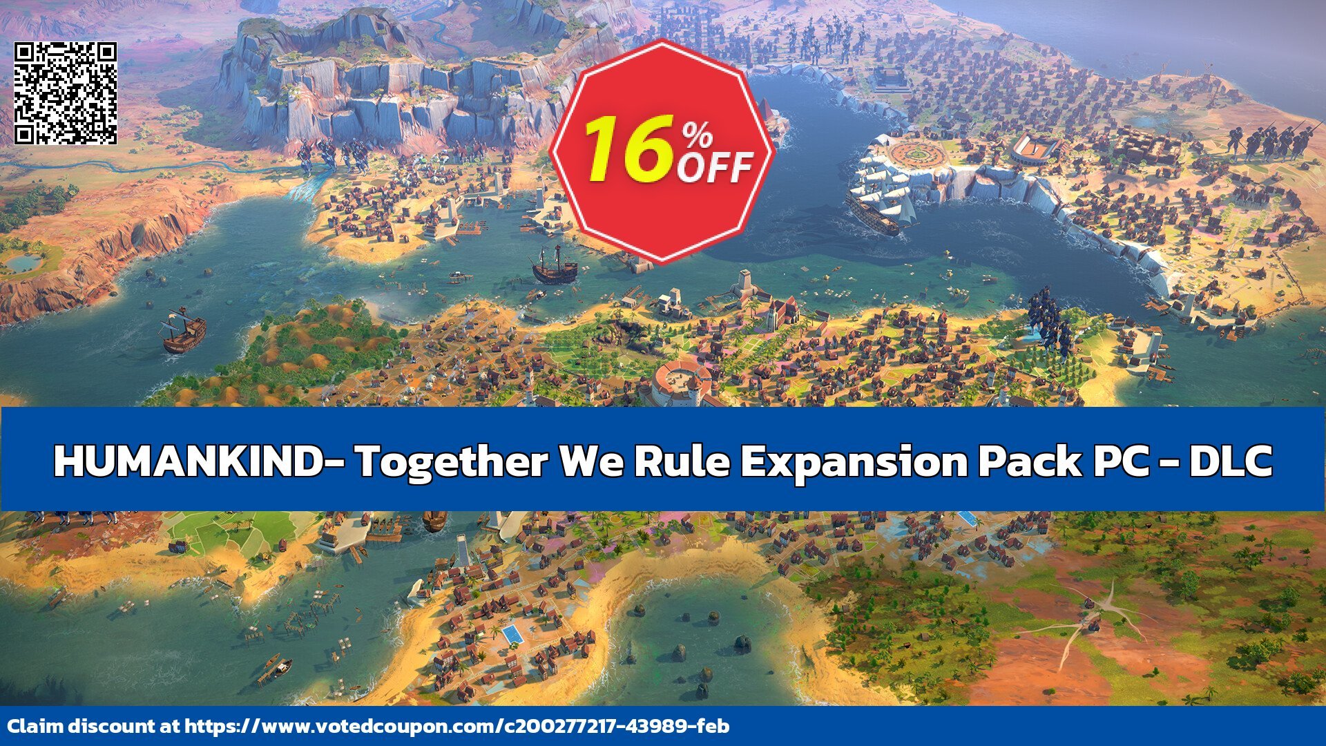 HUMANKIND- Together We Rule Expansion Pack PC - DLC Coupon, discount HUMANKIND- Together We Rule Expansion Pack PC - DLC Deal CDkeys. Promotion: HUMANKIND- Together We Rule Expansion Pack PC - DLC Exclusive Sale offer