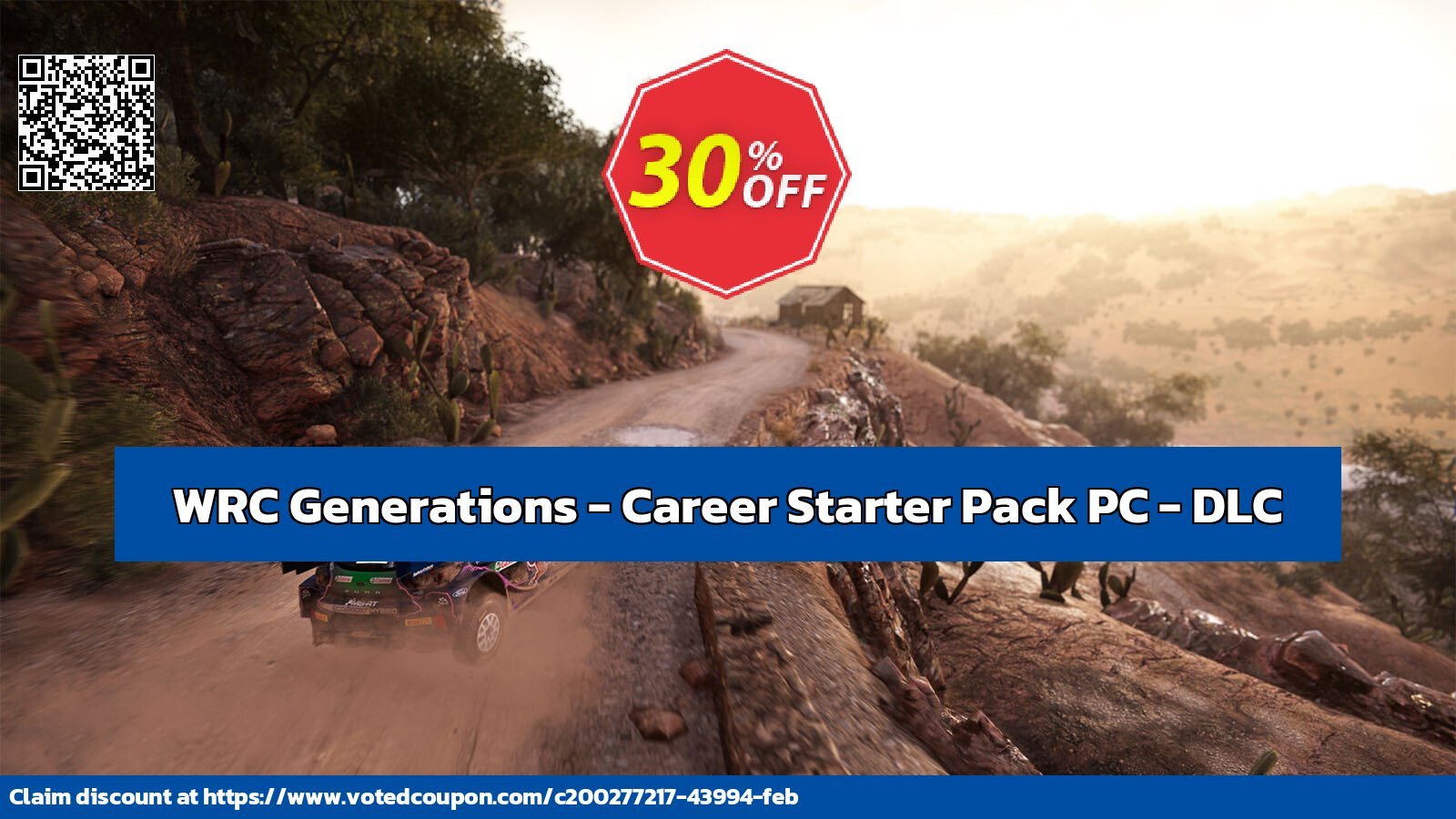 WRC Generations - Career Starter Pack PC - DLC Coupon, discount WRC Generations - Career Starter Pack PC - DLC Deal CDkeys. Promotion: WRC Generations - Career Starter Pack PC - DLC Exclusive Sale offer