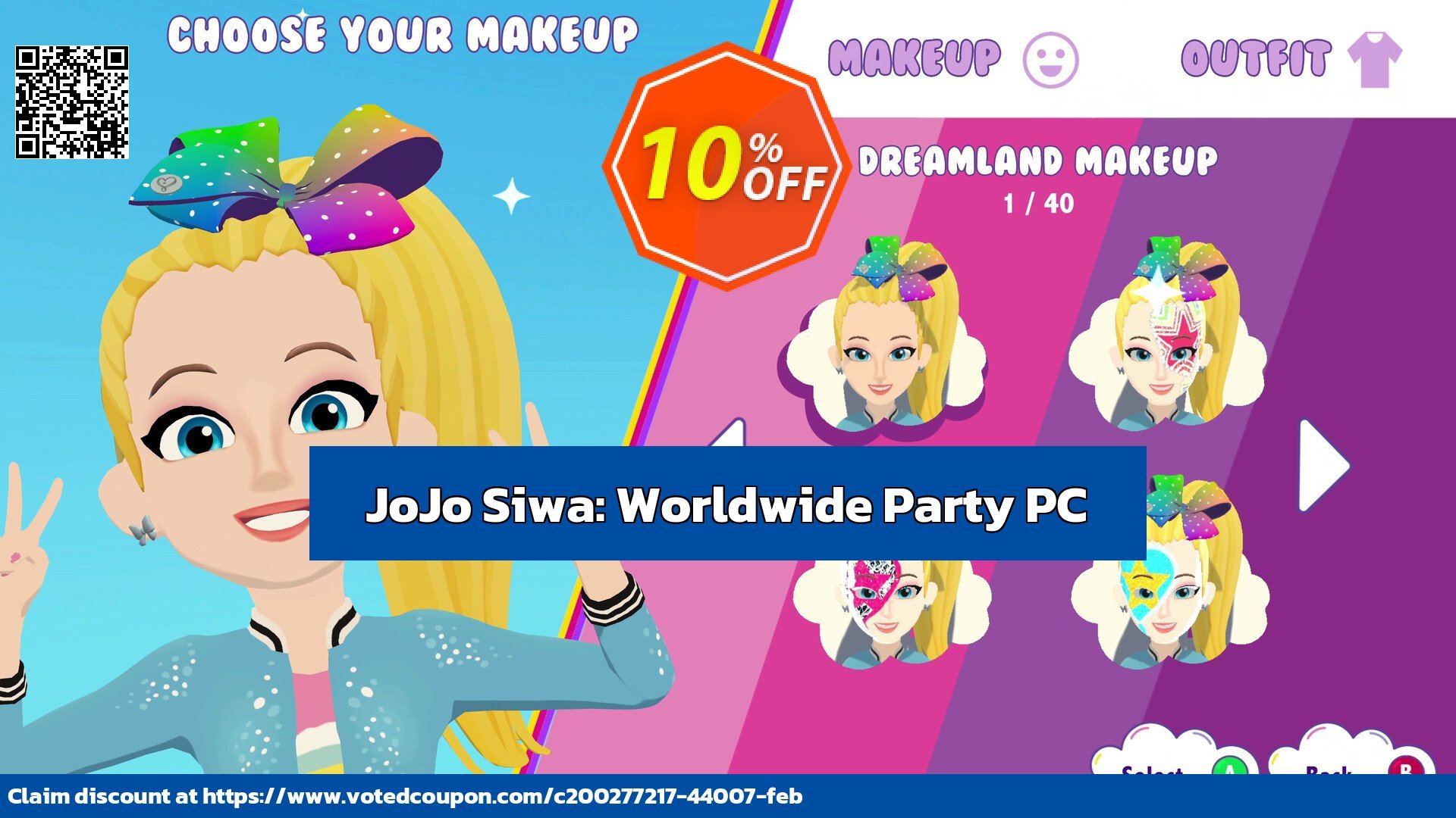 JoJo Siwa: Worldwide Party PC Coupon Code May 2024, 11% OFF - VotedCoupon