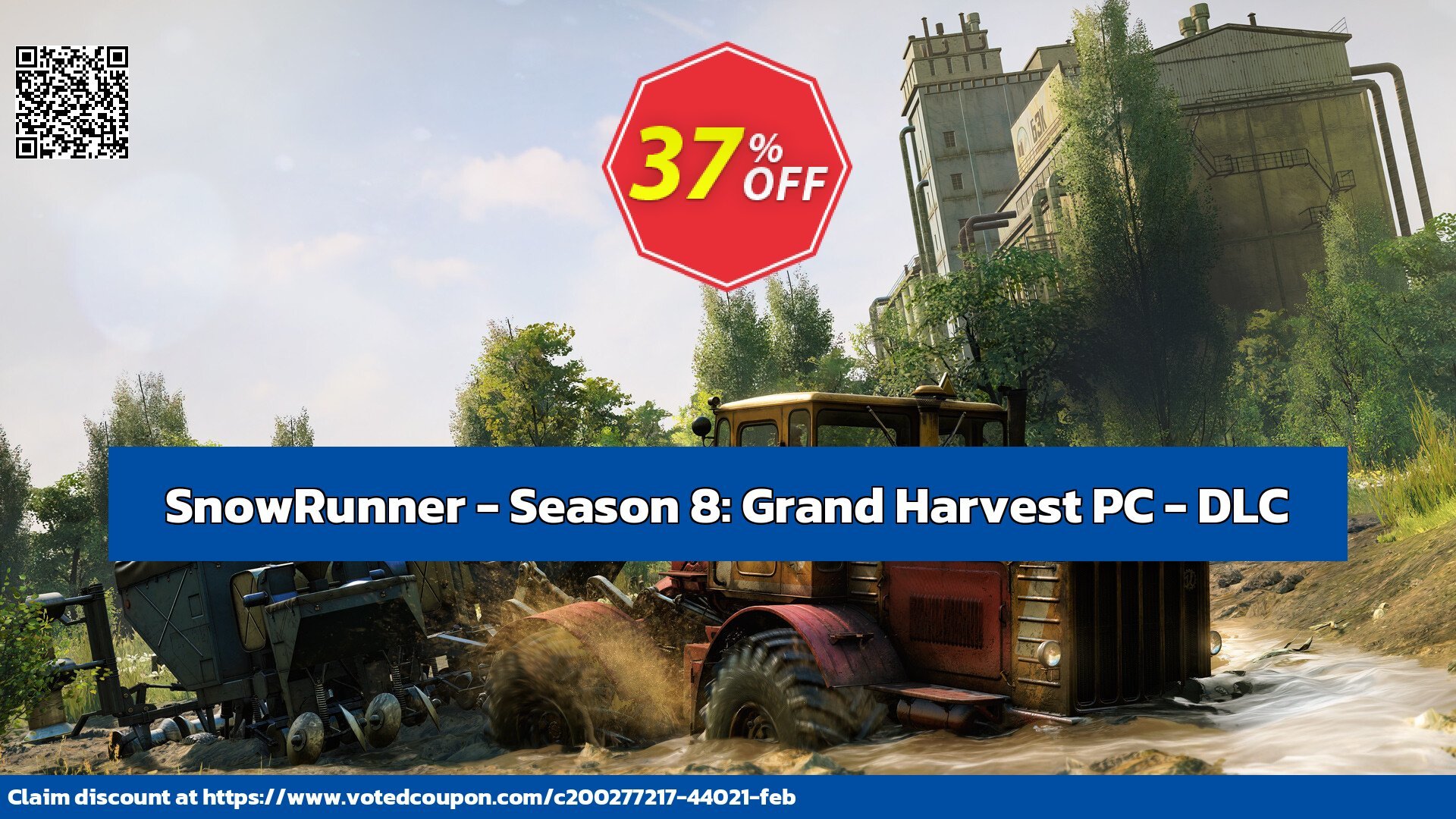 SnowRunner - Season 8: Grand Harvest PC - DLC Coupon, discount SnowRunner - Season 8: Grand Harvest PC - DLC Deal CDkeys. Promotion: SnowRunner - Season 8: Grand Harvest PC - DLC Exclusive Sale offer