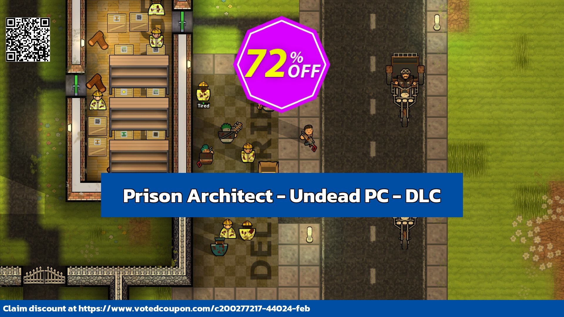 Prison Architect - Undead PC - DLC Coupon Code May 2024, 77% OFF - VotedCoupon