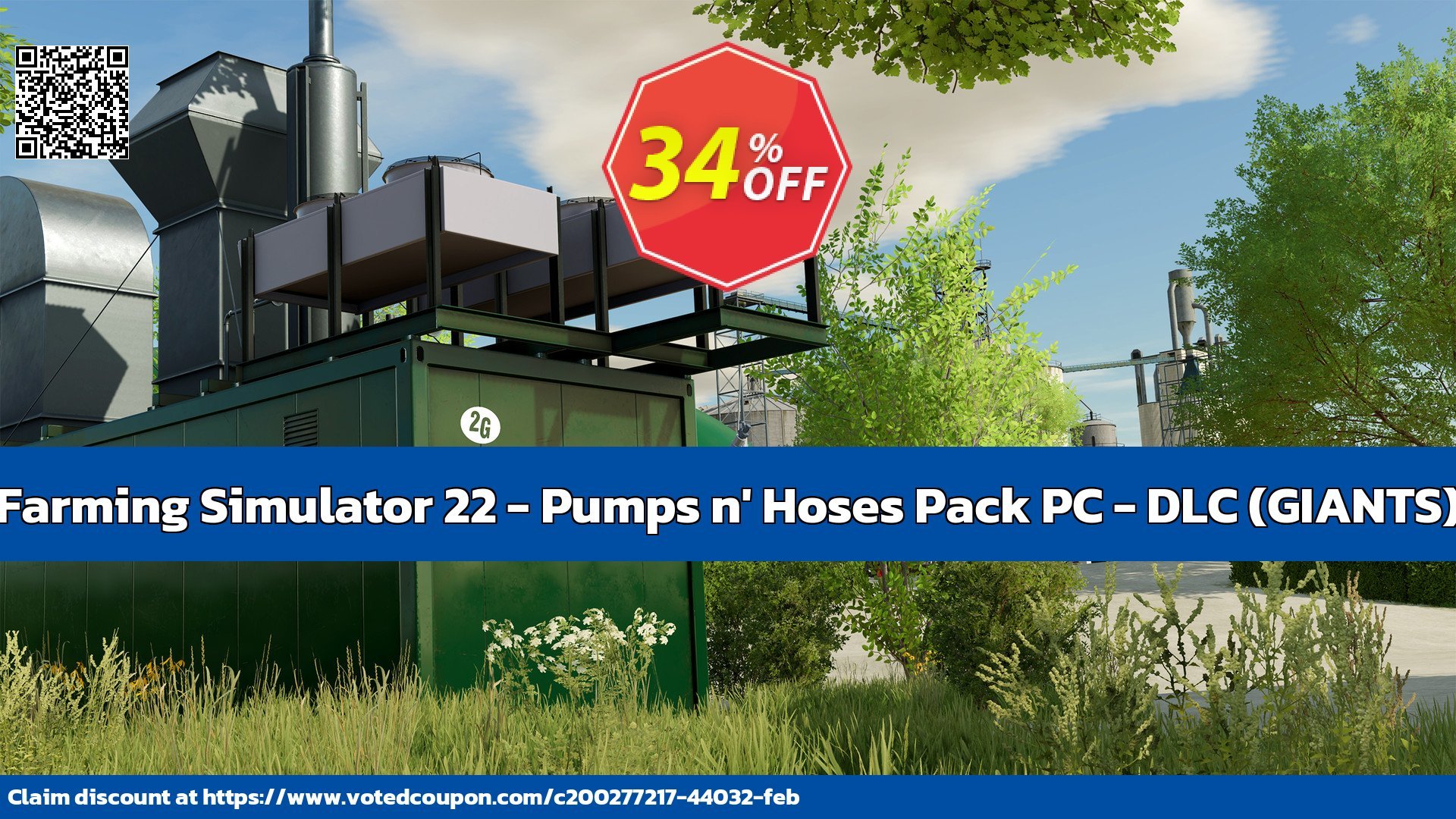 Farming Simulator 22 - Pumps n&#039; Hoses Pack PC - DLC, GIANTS  Coupon, discount Farming Simulator 22 - Pumps n' Hoses Pack PC - DLC (GIANTS) Deal CDkeys. Promotion: Farming Simulator 22 - Pumps n' Hoses Pack PC - DLC (GIANTS) Exclusive Sale offer