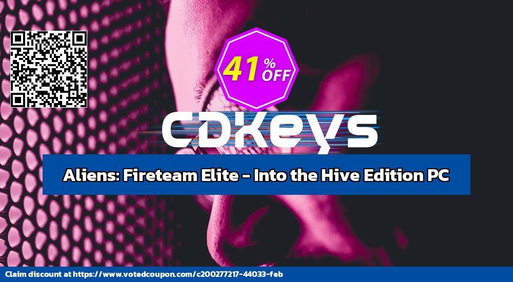 Aliens: Fireteam Elite - Into the Hive Edition PC Coupon, discount Aliens: Fireteam Elite - Into the Hive Edition PC Deal CDkeys. Promotion: Aliens: Fireteam Elite - Into the Hive Edition PC Exclusive Sale offer