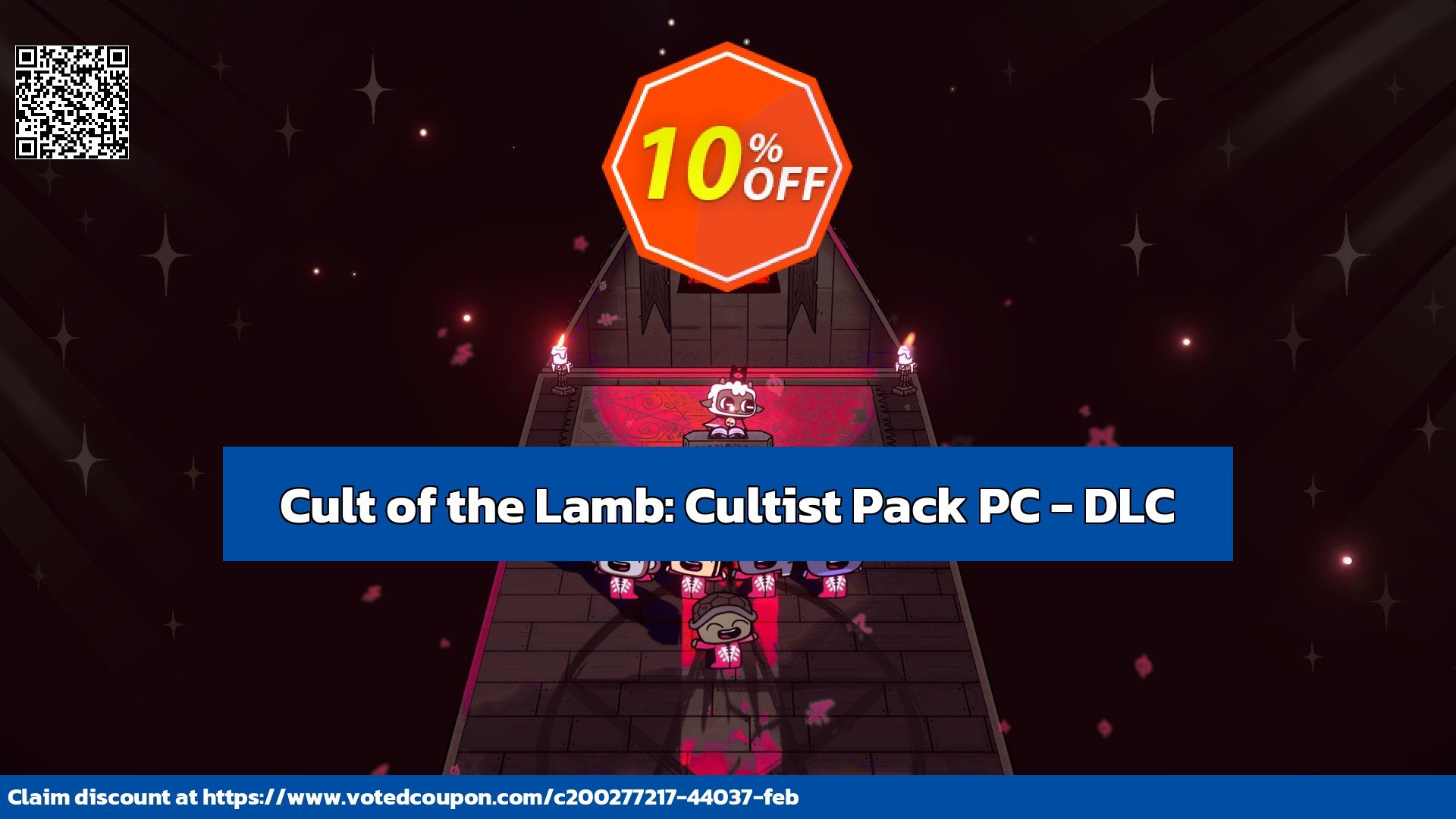 Cult of the Lamb: Cultist Pack PC - DLC Coupon, discount Cult of the Lamb: Cultist Pack PC - DLC Deal CDkeys. Promotion: Cult of the Lamb: Cultist Pack PC - DLC Exclusive Sale offer