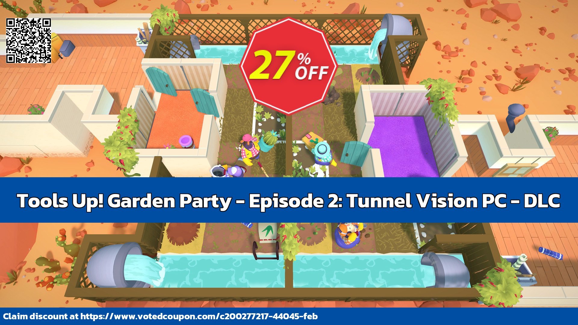 Tools Up! Garden Party - Episode 2: Tunnel Vision PC - DLC Coupon, discount Tools Up! Garden Party - Episode 2: Tunnel Vision PC - DLC Deal CDkeys. Promotion: Tools Up! Garden Party - Episode 2: Tunnel Vision PC - DLC Exclusive Sale offer