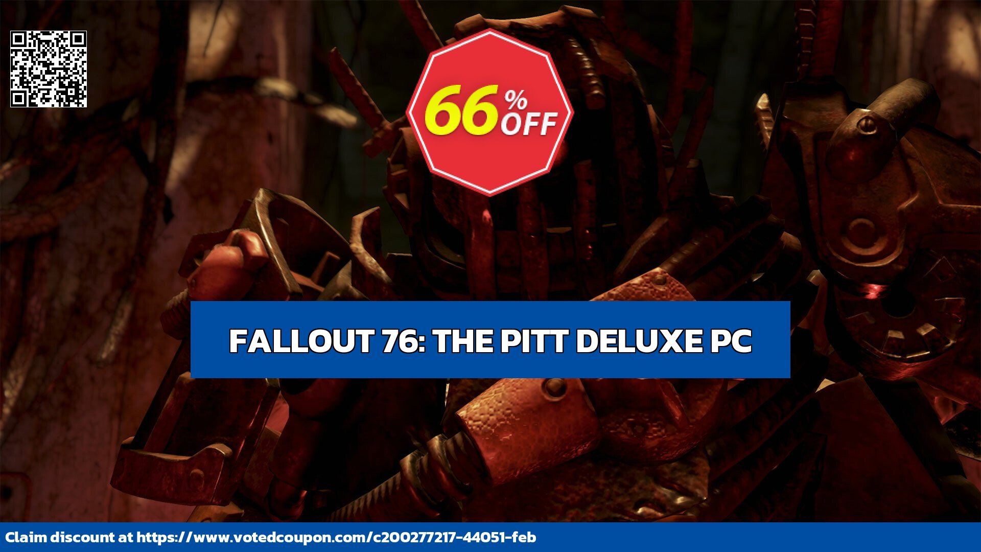 FALLOUT 76: THE PITT DELUXE PC Coupon, discount FALLOUT 76: THE PITT DELUXE PC Deal CDkeys. Promotion: FALLOUT 76: THE PITT DELUXE PC Exclusive Sale offer