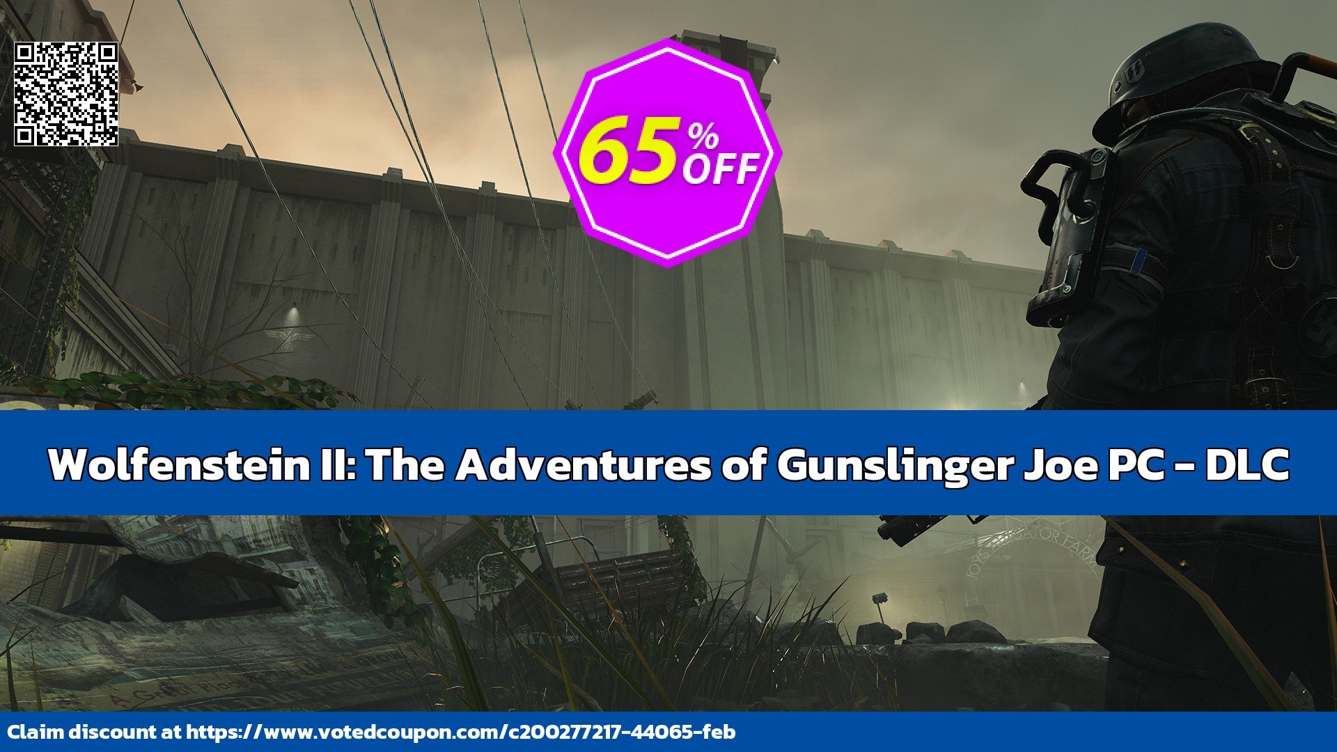 Wolfenstein II: The Adventures of Gunslinger Joe PC - DLC Coupon Code May 2024, 69% OFF - VotedCoupon