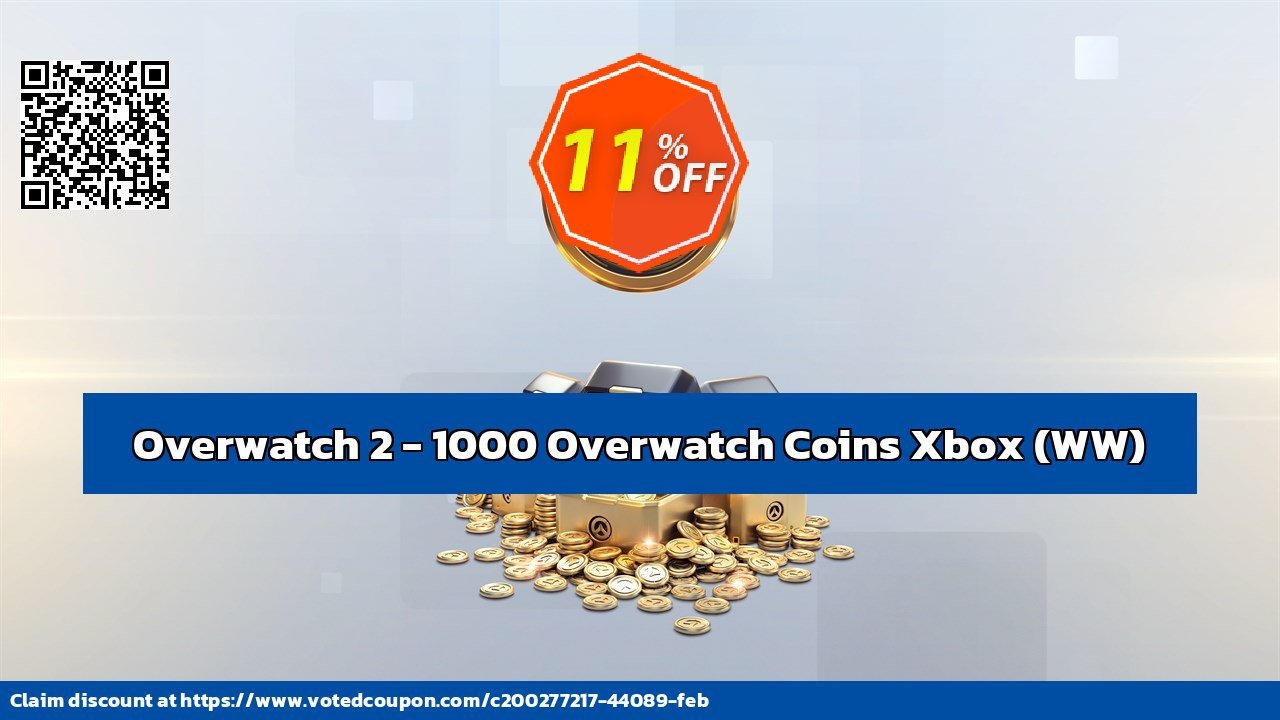Overwatch 2 - 1000 Overwatch Coins Xbox, WW  Coupon, discount Overwatch 2 - 1000 Overwatch Coins Xbox (WW) Deal CDkeys. Promotion: Overwatch 2 - 1000 Overwatch Coins Xbox (WW) Exclusive Sale offer